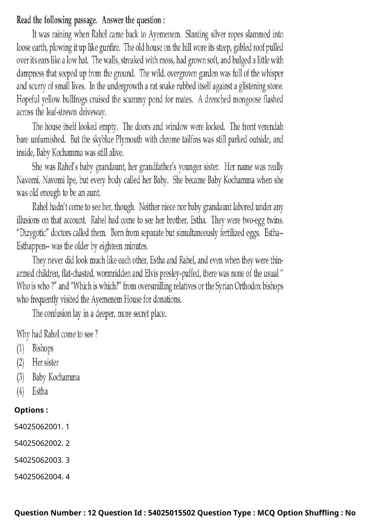 CUET 2023 English-Urdu Shift 2 Question Papers - Page 23