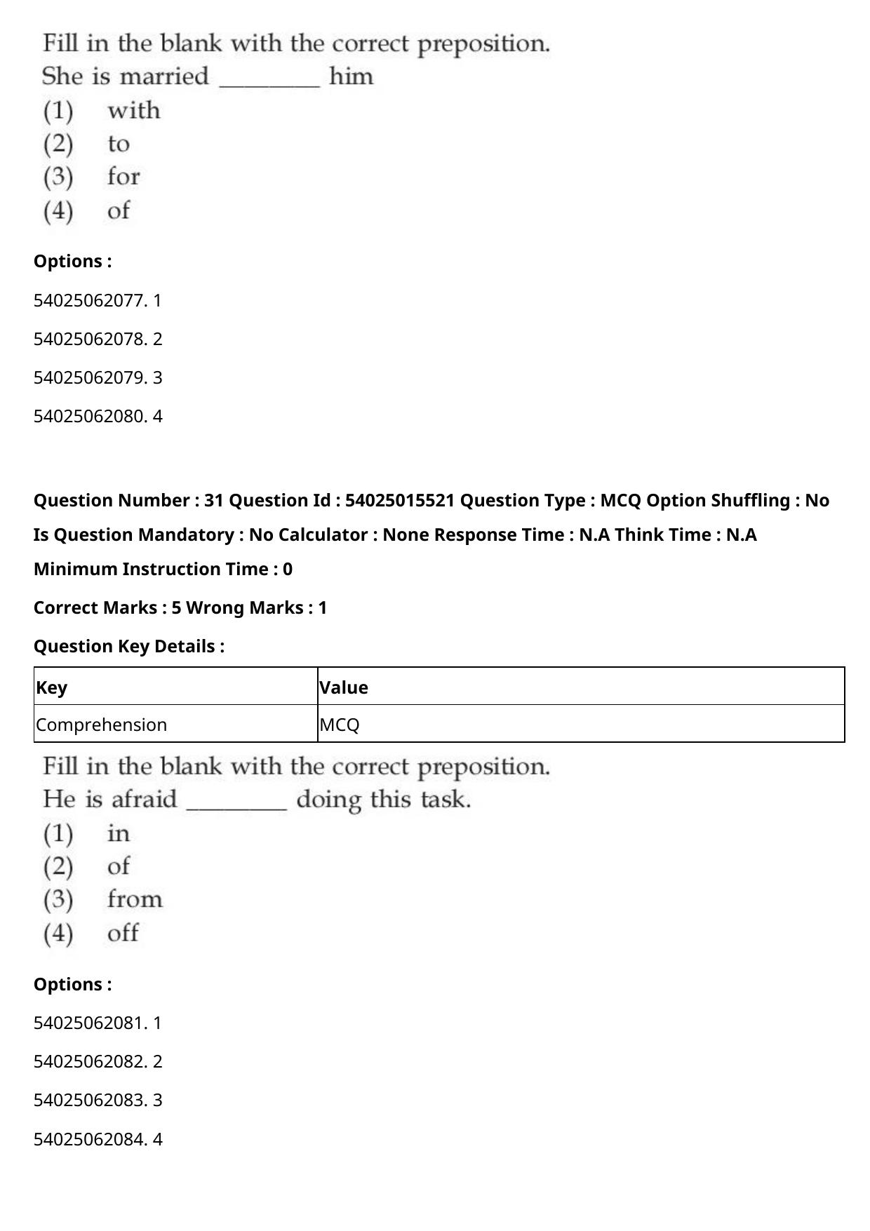 CUET 2023 English-Urdu Shift 2 Question Papers - Page 40