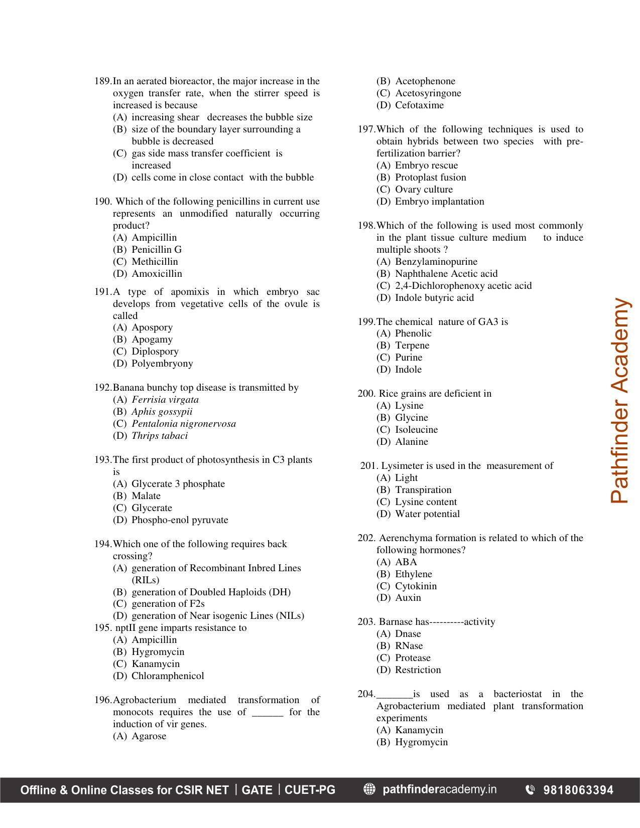 BET 2012 Question Paper - Page 16