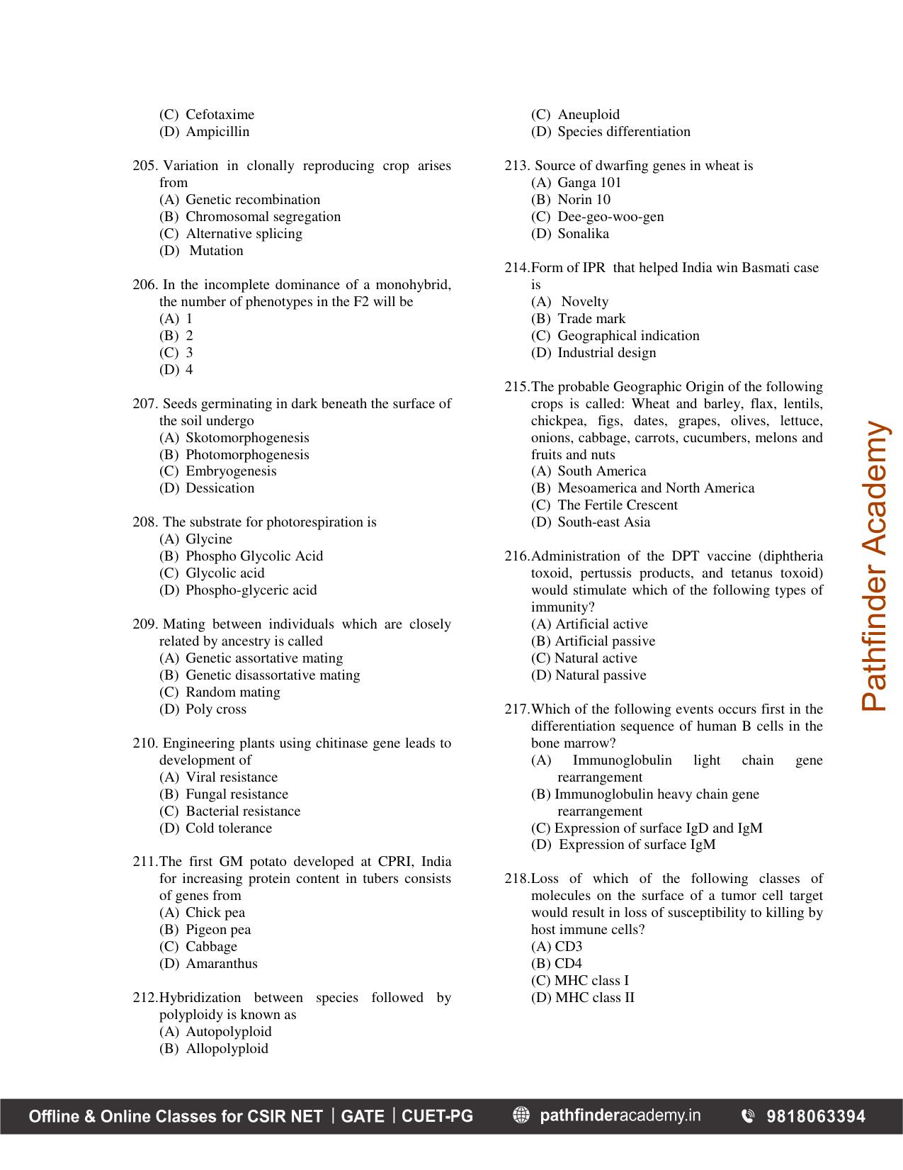 BET 2012 Question Paper - Page 17