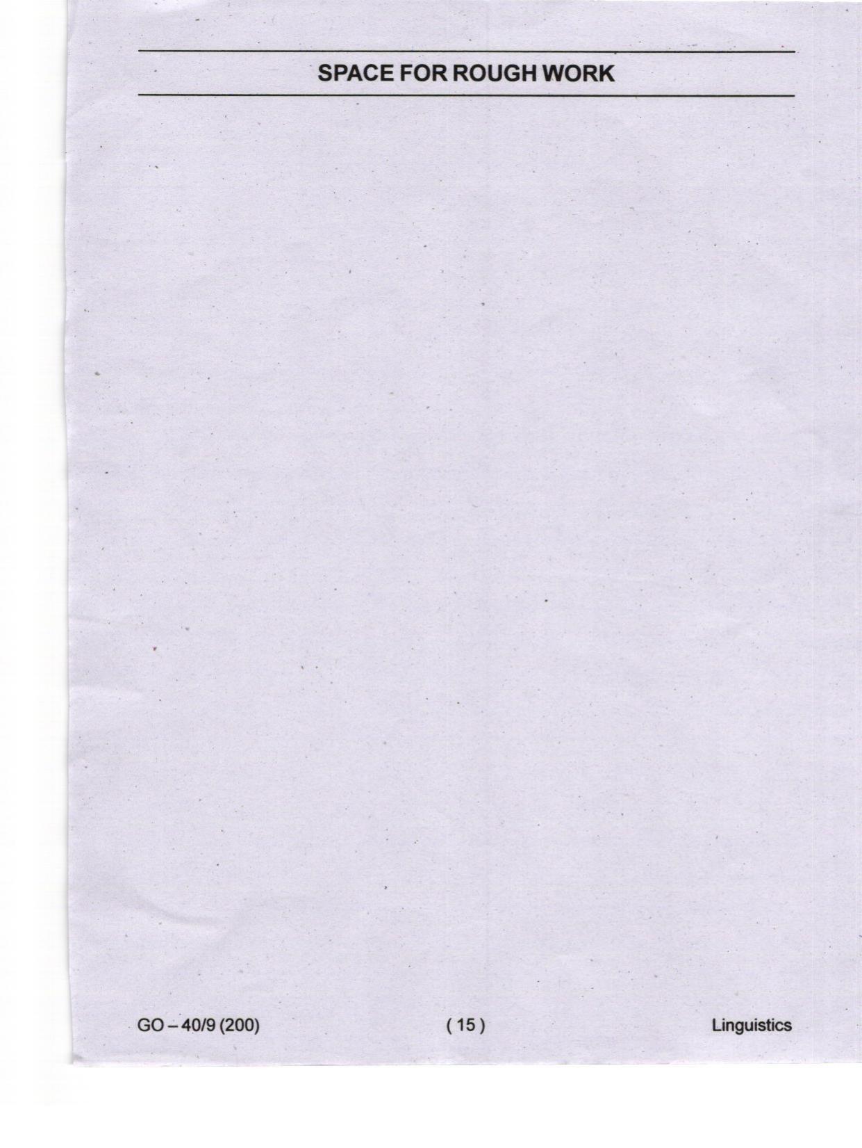 Odisha CPET 2024 LINGUISTICS Question Papers - Page 15