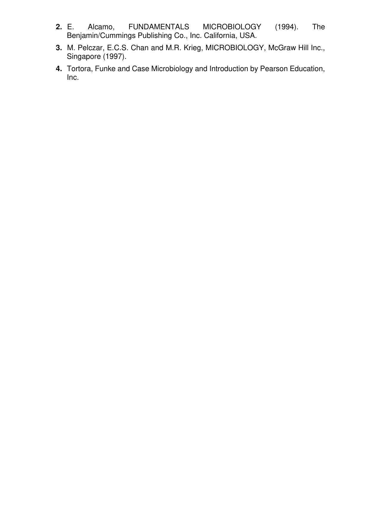 AMU Entrance Exam: M. Sc.(Biochemistry) Syllabus - Page 4
