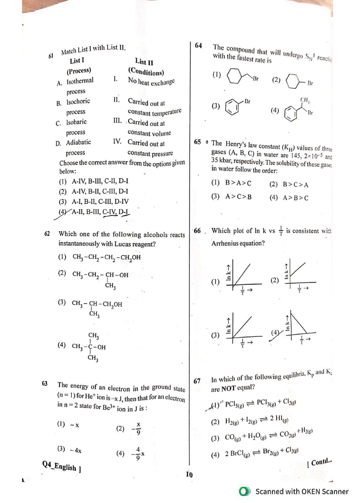 NEET UG 2024 Question Paper - Page 10
