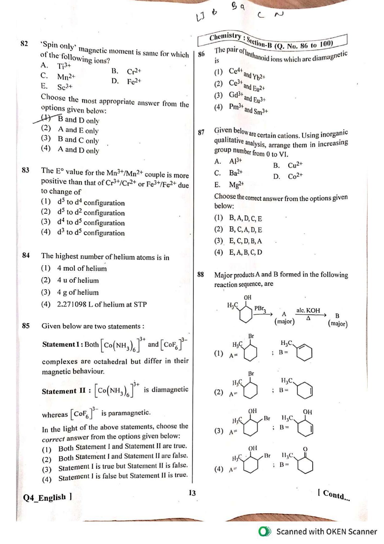 NEET UG 2024 Question Paper - Page 13