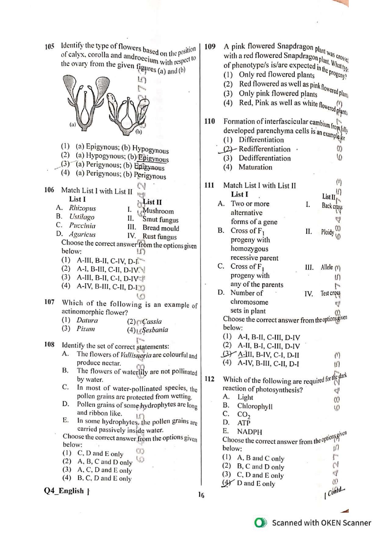 NEET UG 2024 Question Paper - Page 16
