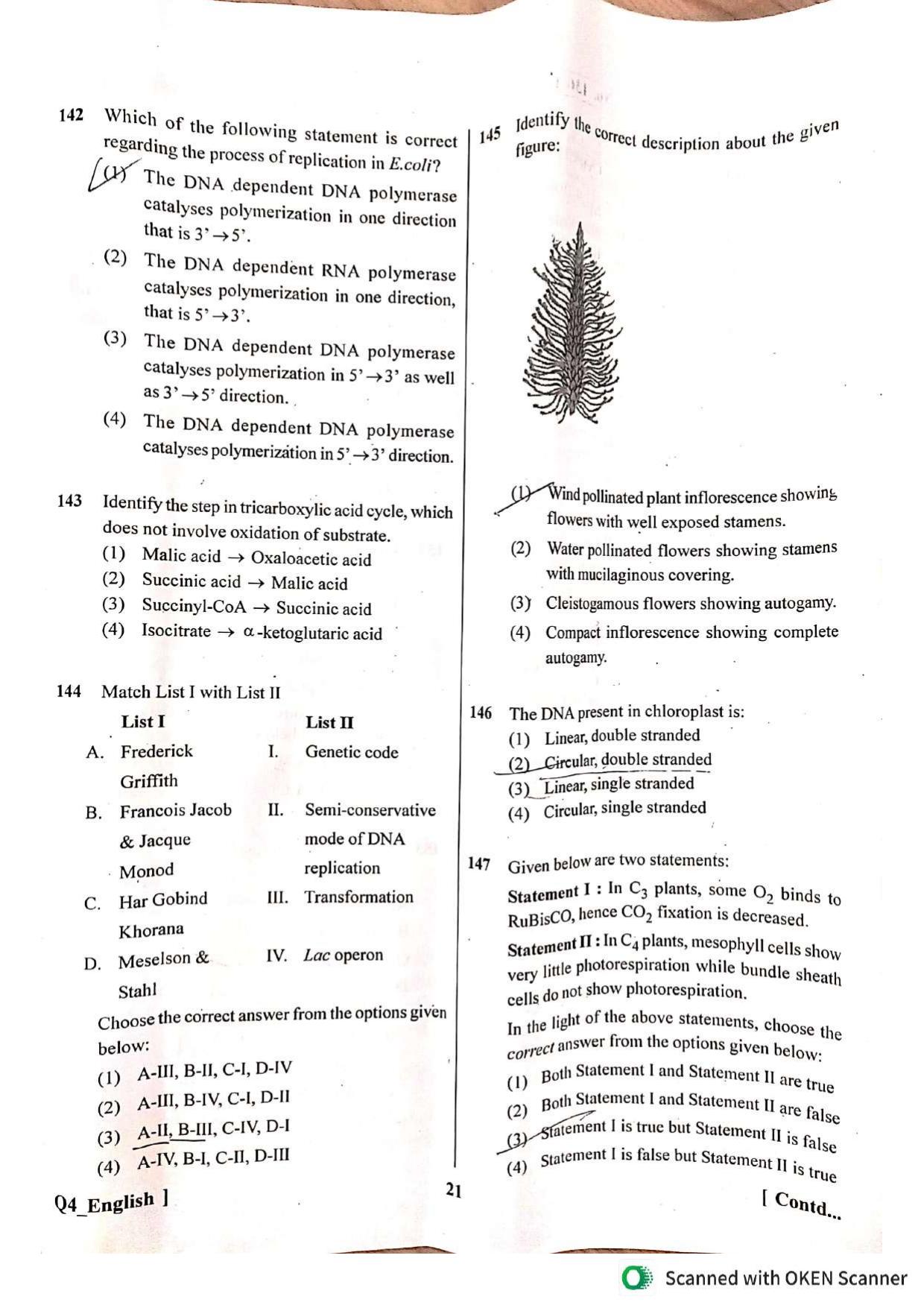 NEET UG 2024 Question Paper - Page 21