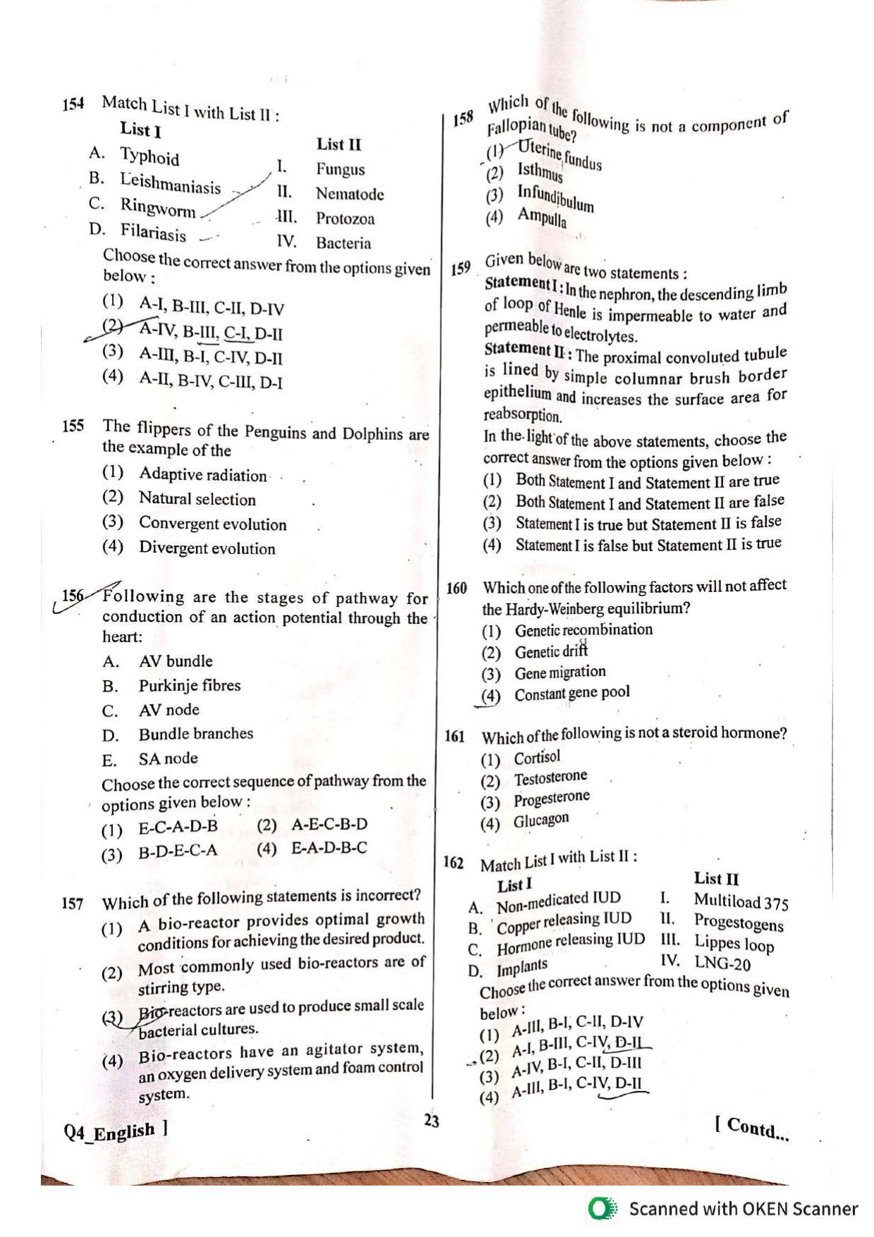 NEET UG 2024 Question Paper - Page 23
