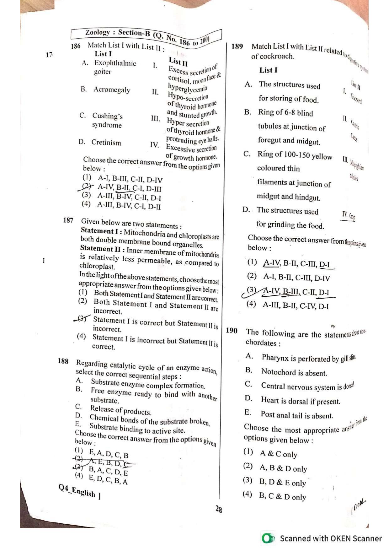 NEET UG 2024 Question Paper - Page 28