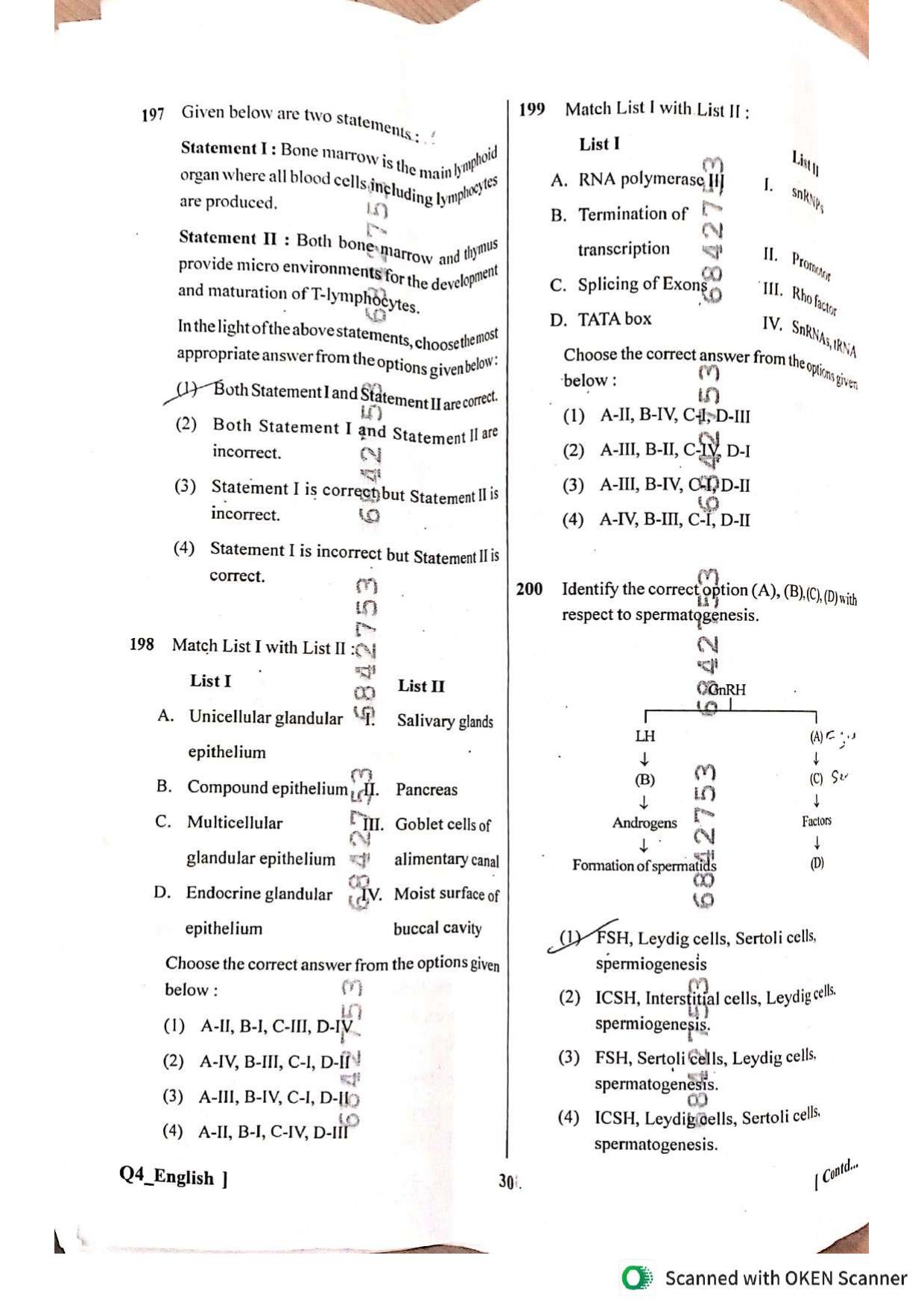 NEET UG 2024 Question Paper - Page 30