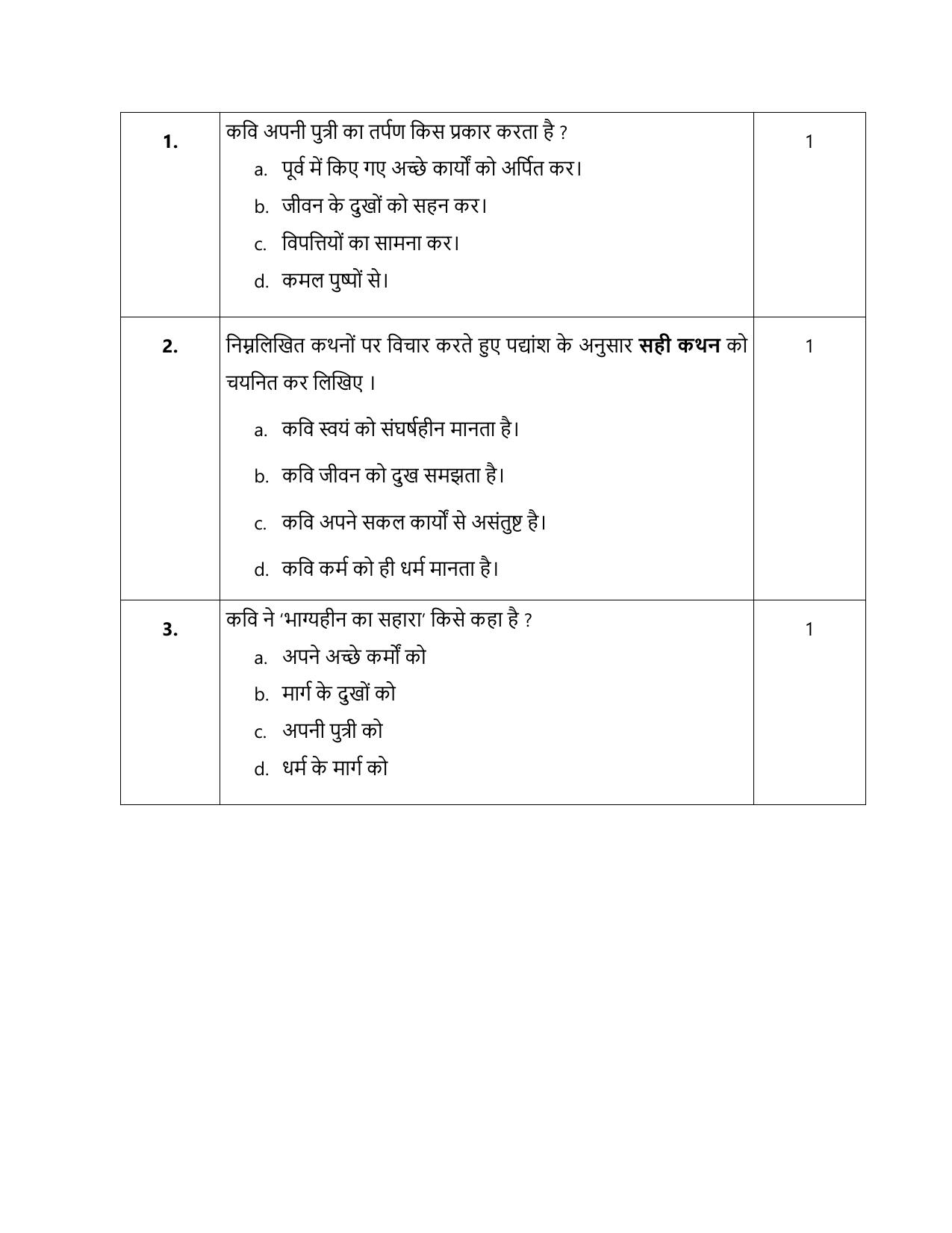 CBSE Class 12 Hindi (Elective) SET 1 Practice Questions 2023-24  - Page 15