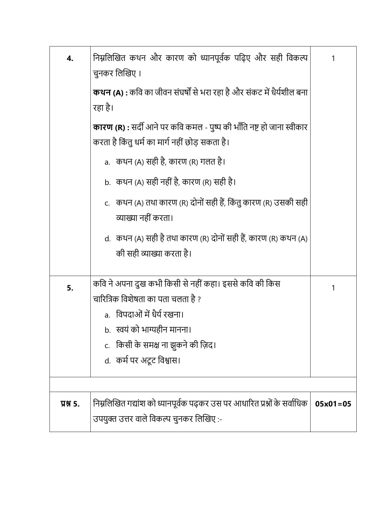 CBSE Class 12 Hindi (Elective) SET 1 Practice Questions 2023-24  - Page 16