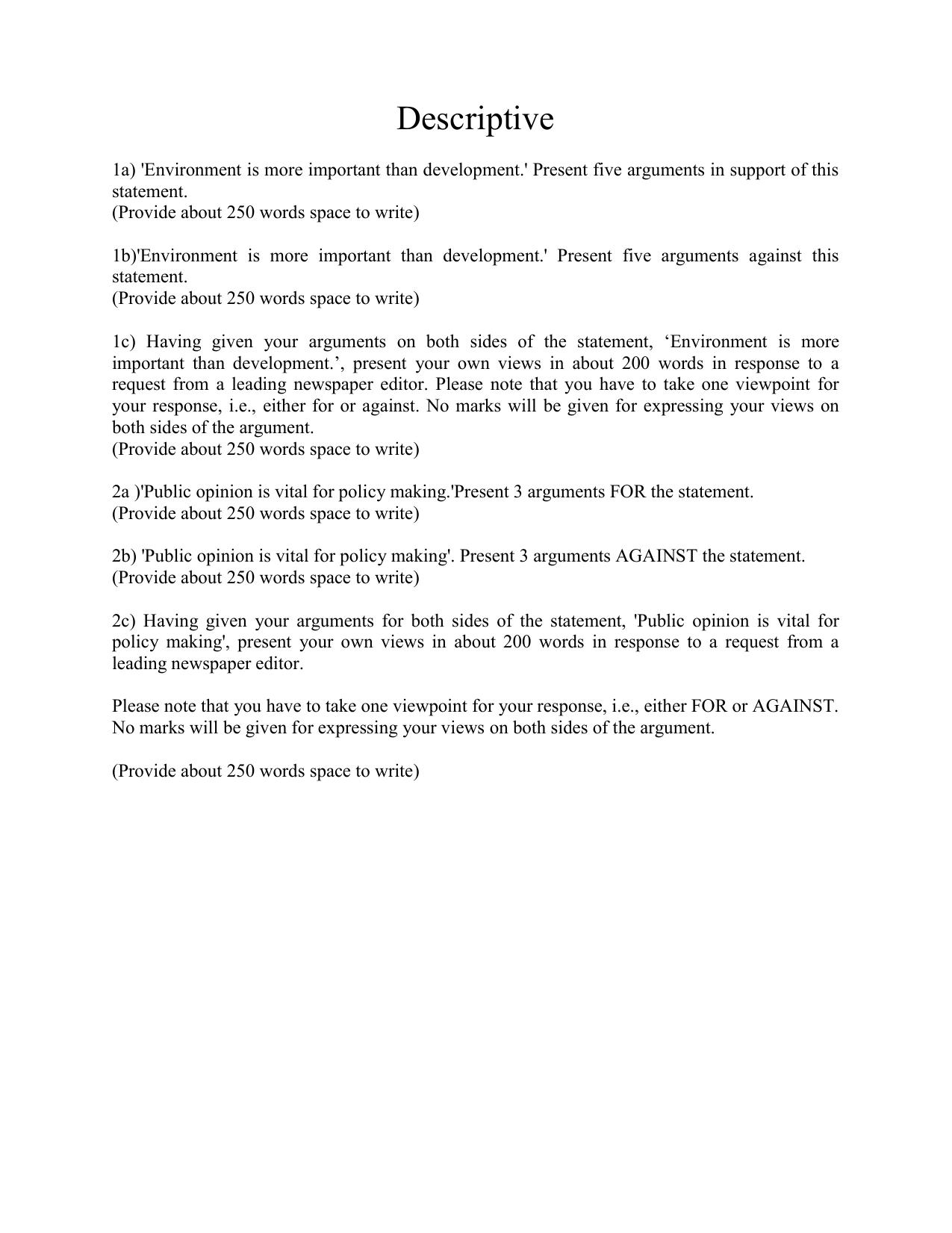 MICAT Sample Questions 1 - Page 2