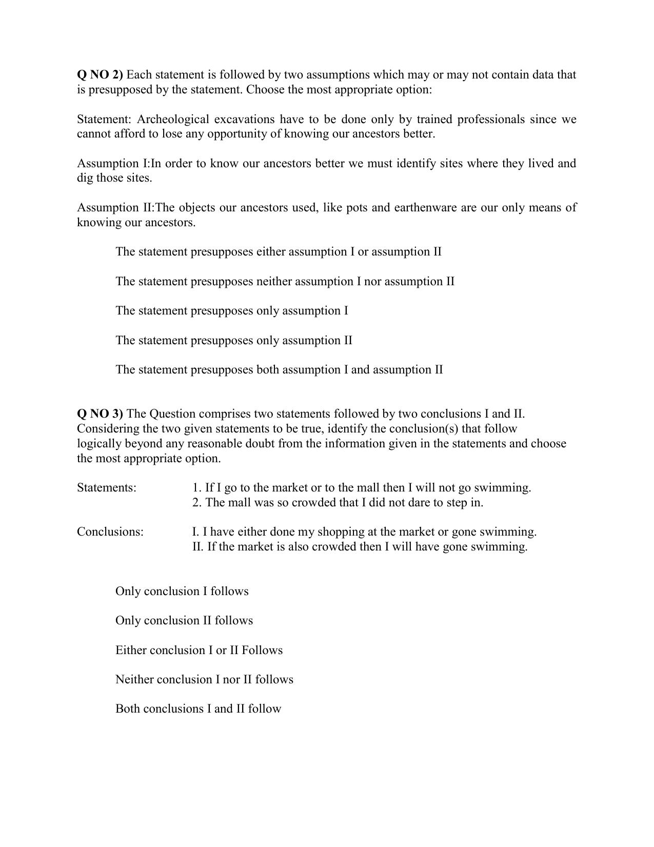 MICAT Sample Questions 1 - Page 7