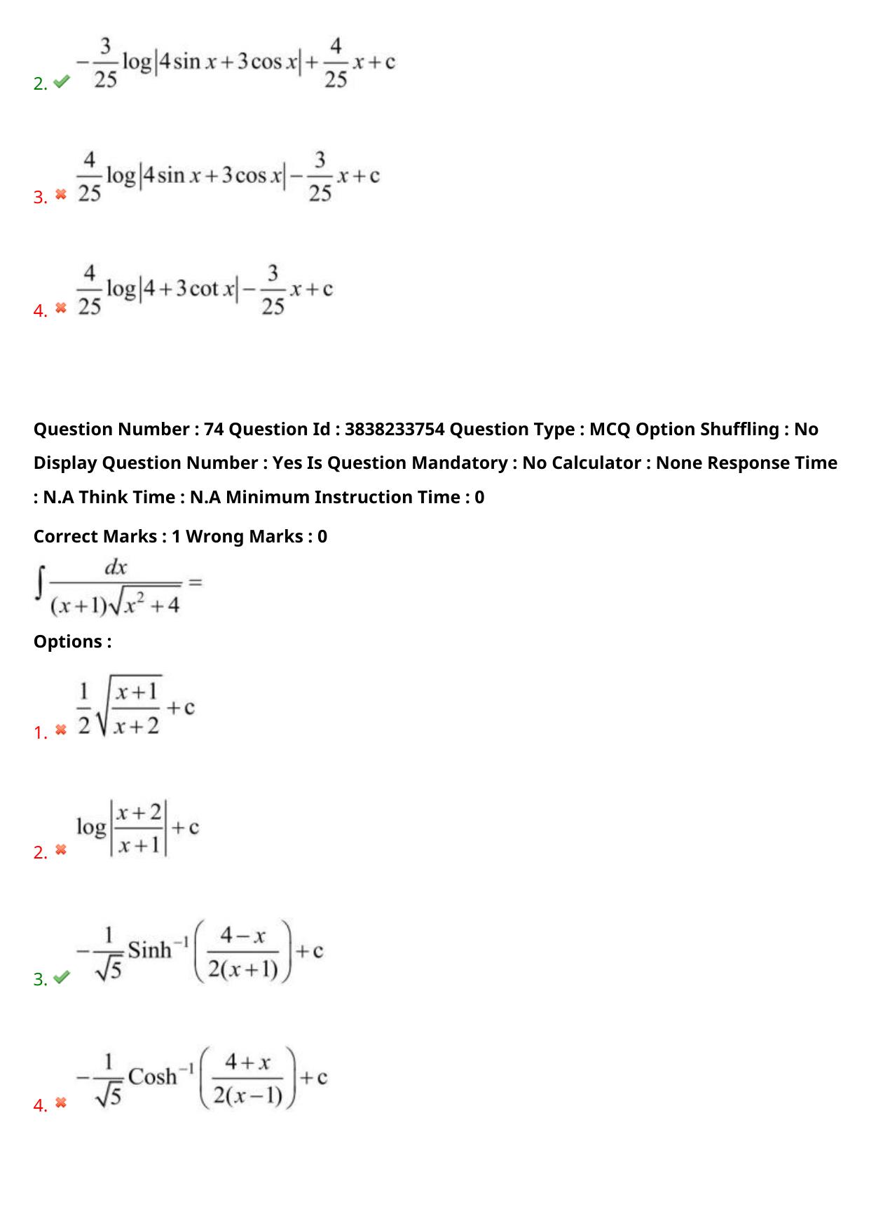 TS EAPCET 2024 Question Paper Engineering 11 May Shift 1 (English & Urdu) With Preliminary Key - Page 54