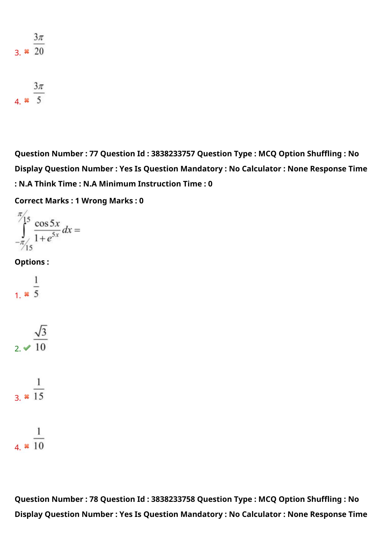 TS EAPCET 2024 Question Paper Engineering 11 May Shift 1 (English & Urdu) With Preliminary Key - Page 56