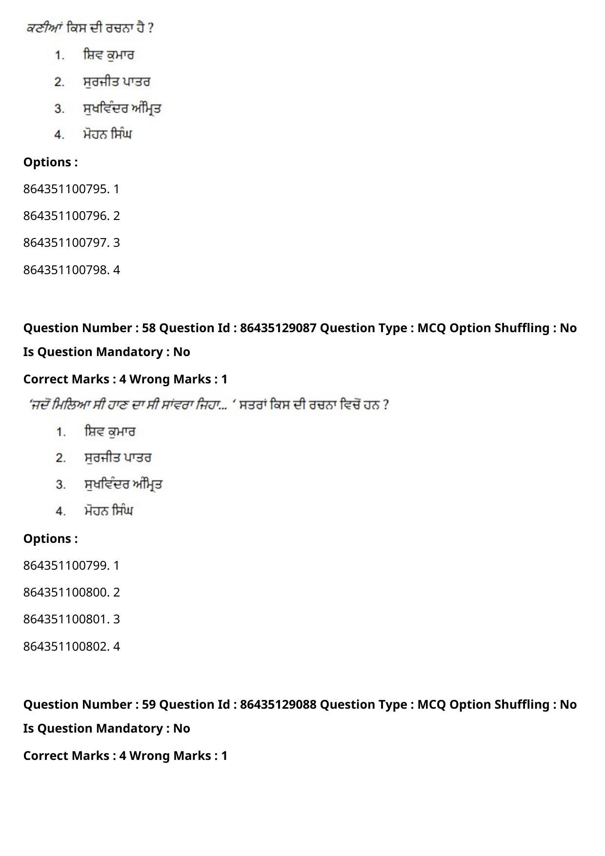 CUET PG 2021 PGQP08 Question Paper - Page 31