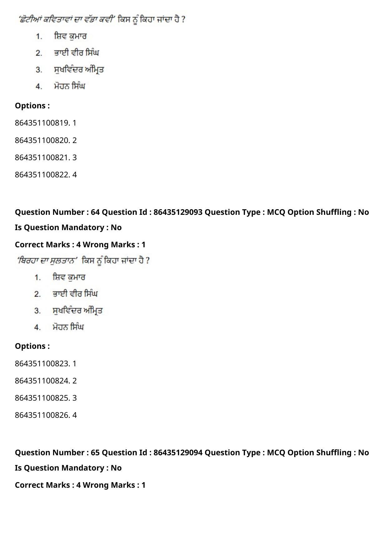 CUET PG 2021 PGQP08 Question Paper - Page 34