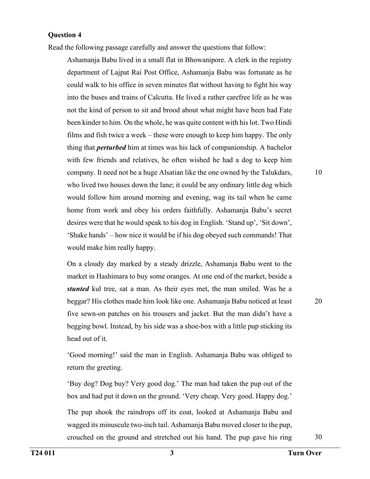 ICSE Class 10 English Language 2024 Question Paper - Page 3