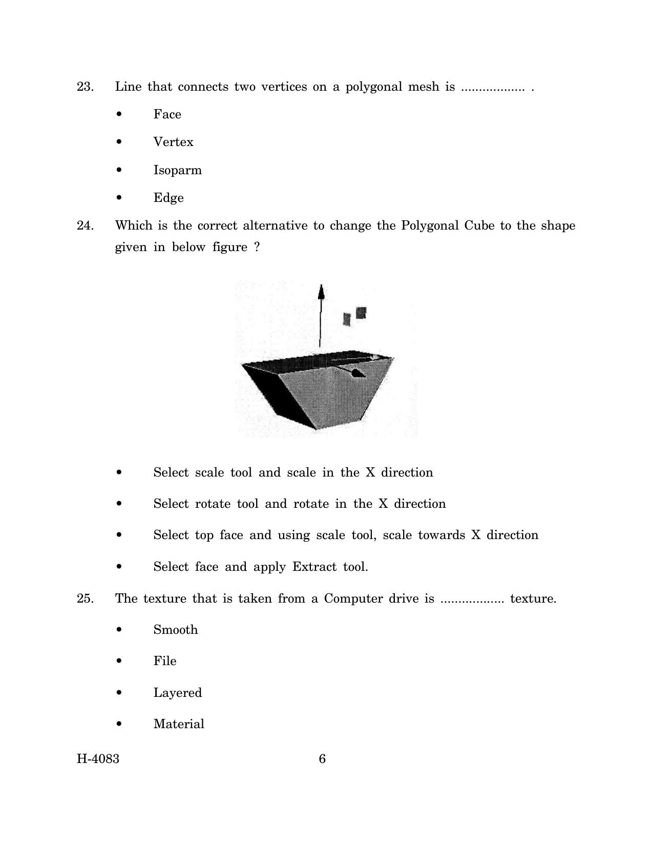 Goa Board Class 12 Media & Entertainment (March 2024) Question Paper - Page 6