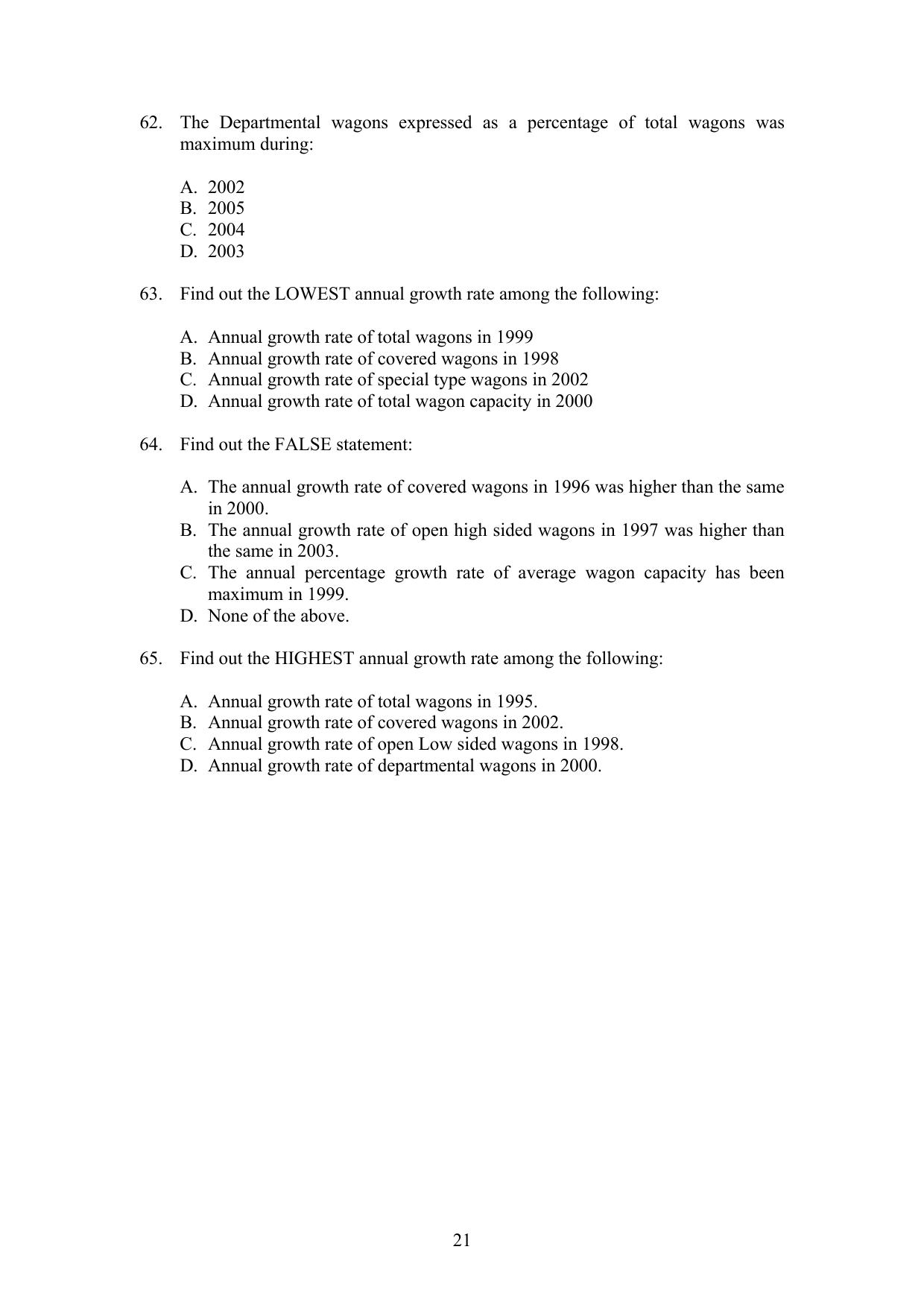 IIFT 2009 Question Paper - Page 21
