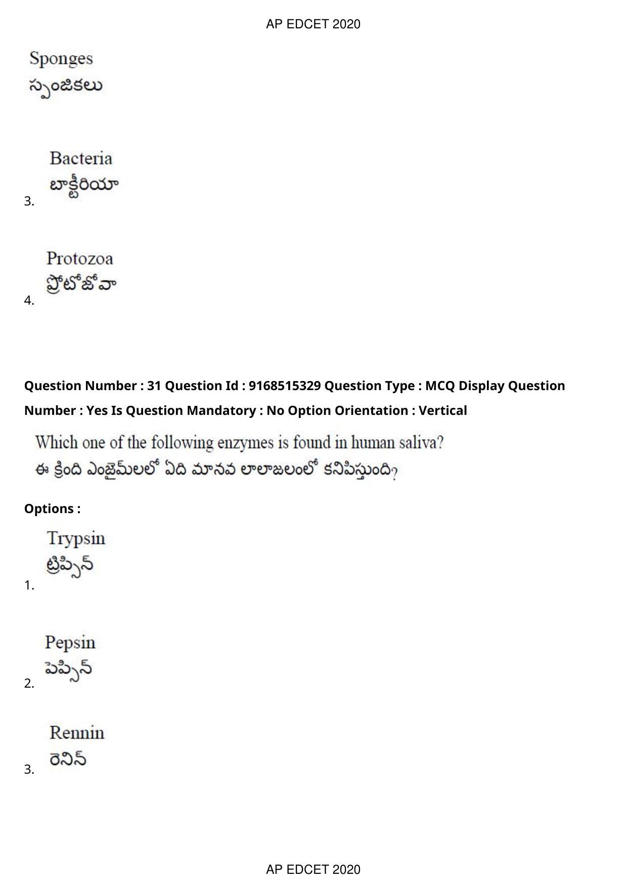 AP EDCET 2020 Social Studies Question Paper Shift 1 - Page 21