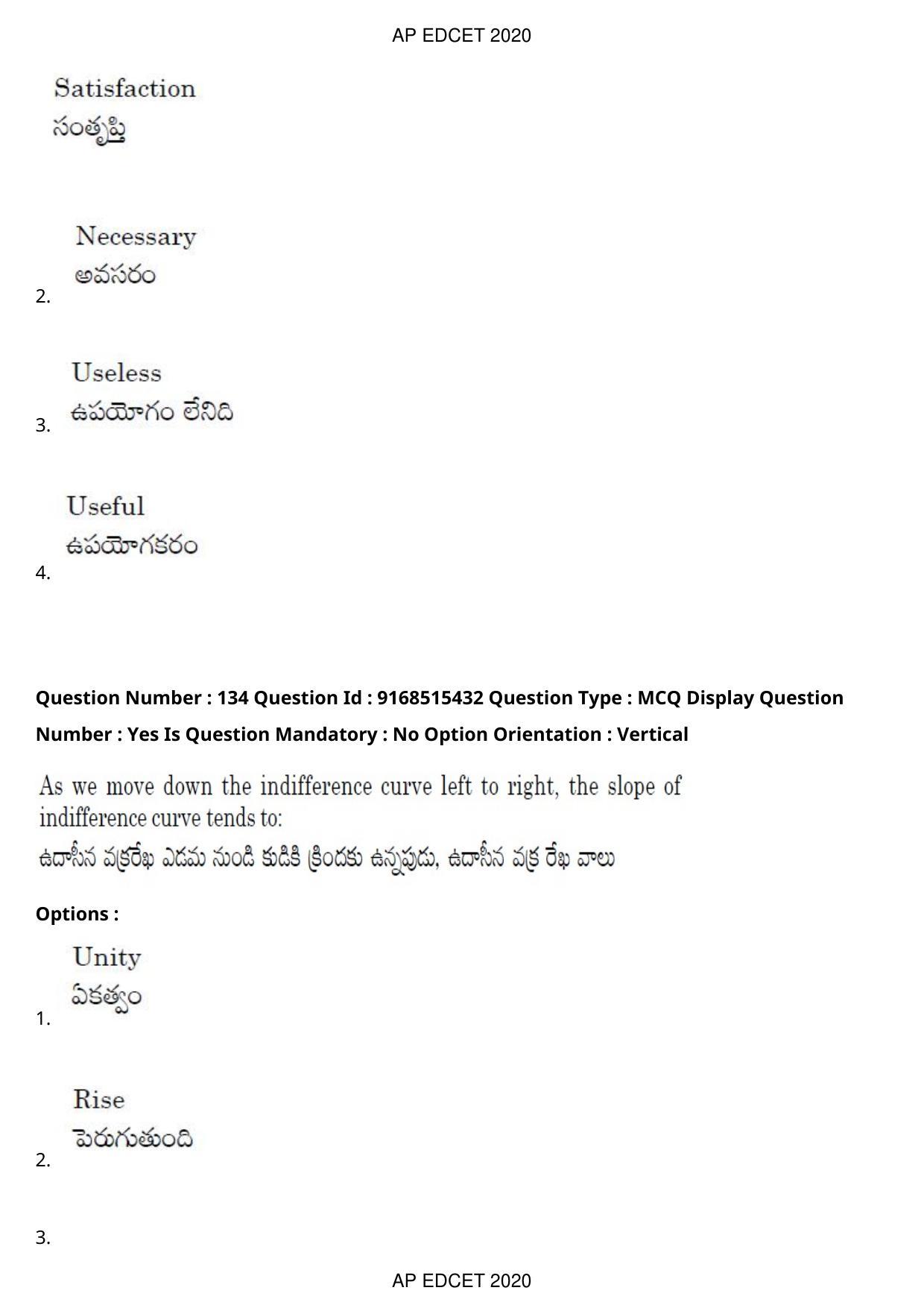 AP EDCET 2020 Social Studies Question Paper Shift 1 - Page 98