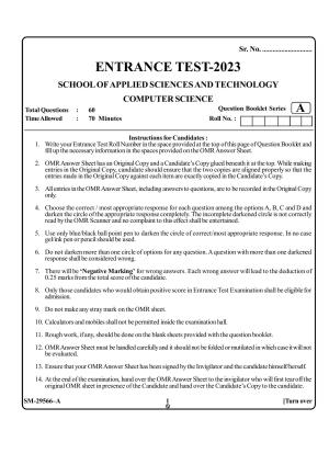 KUET 2023 MCA Question Paper