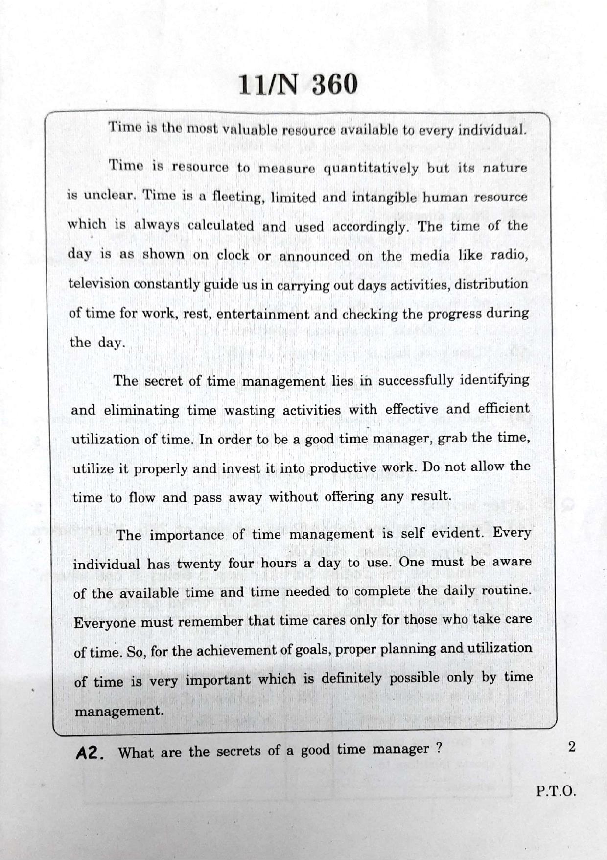 Maharashtra Board SSC English 2020 Question Paper - Page 11