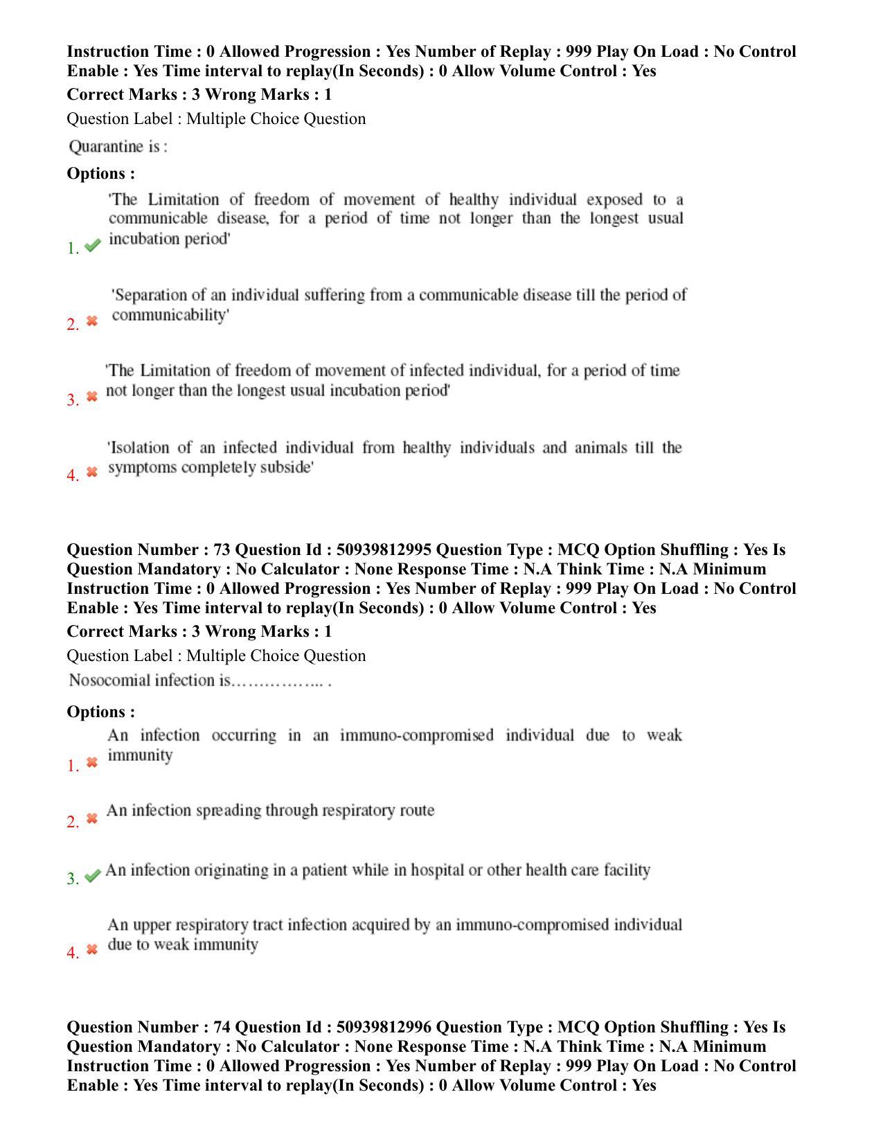BHU RET Swasthavritta & Yoga 2020 Question Paper - Page 42