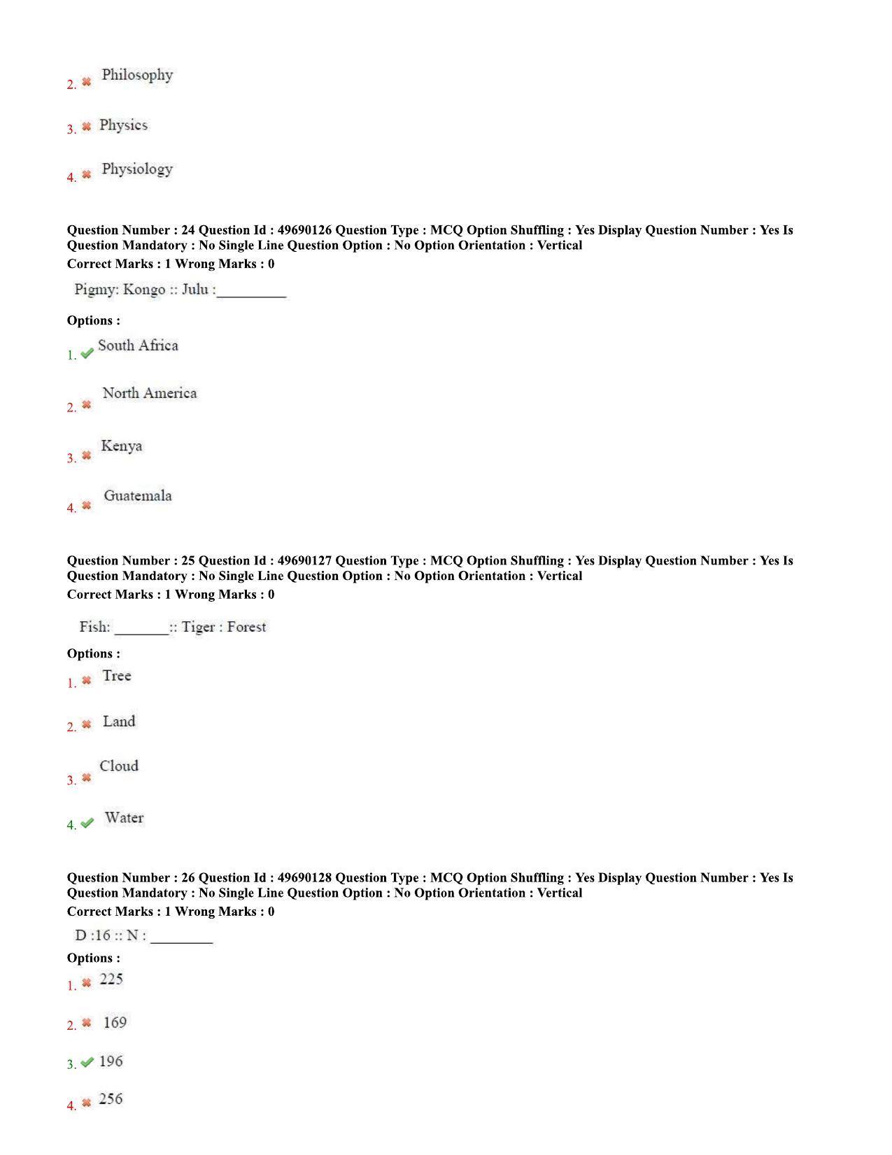 AP ICET 2020 - Shift 1 Question Paper With Preliminary Keys - Page 13