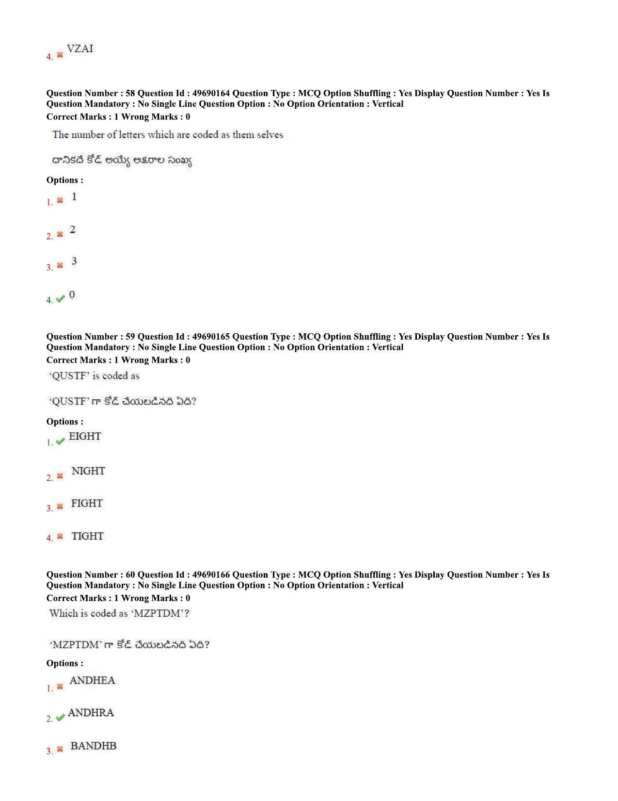AP ICET 2020 - Shift 1 Question Paper With Preliminary Keys - Page 28