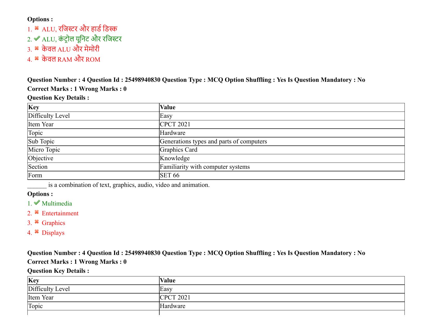 MP CPCT 07 August 2021 Question Paper English Shift 2 - Page 6