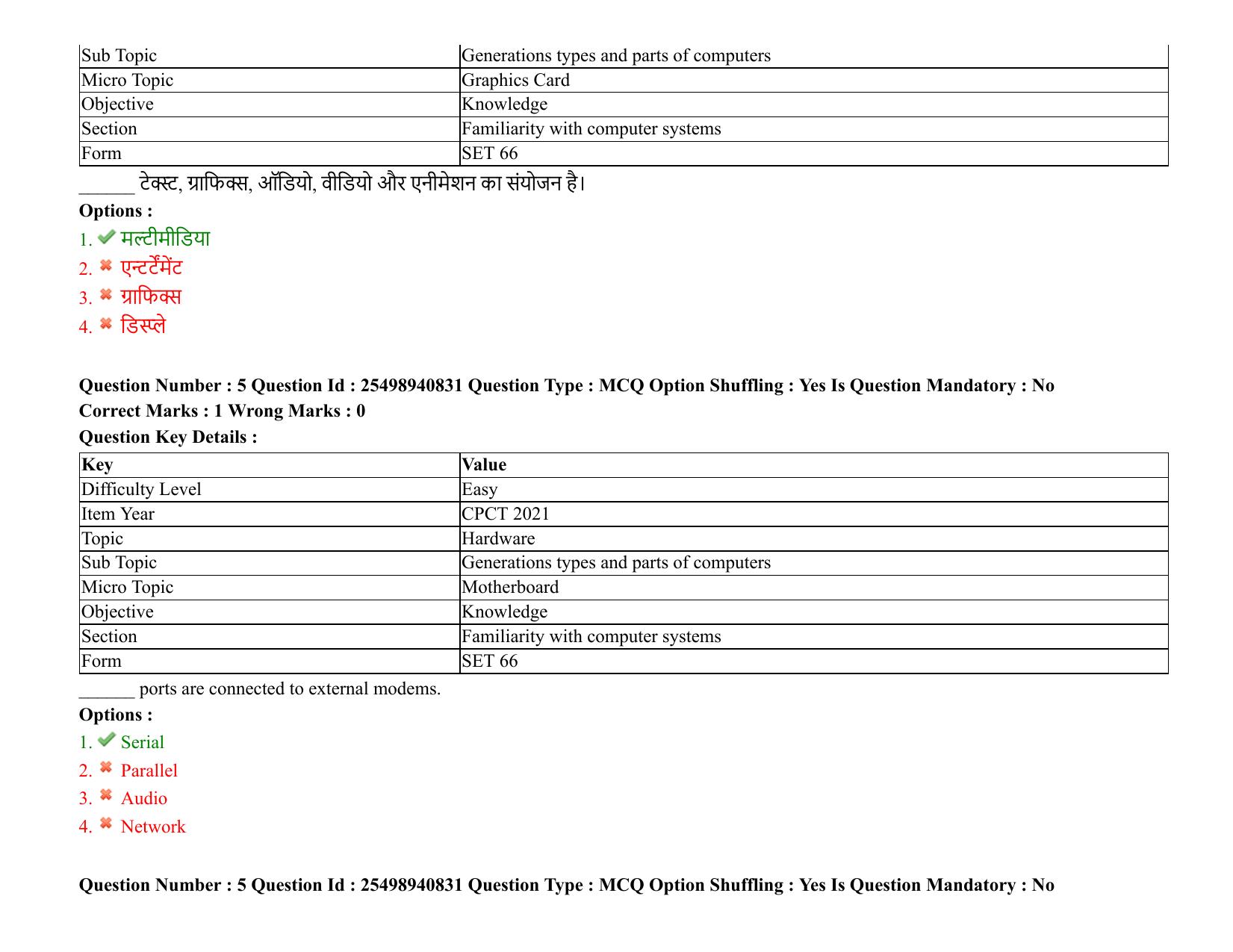 MP CPCT 07 August 2021 Question Paper English Shift 2 - Page 7