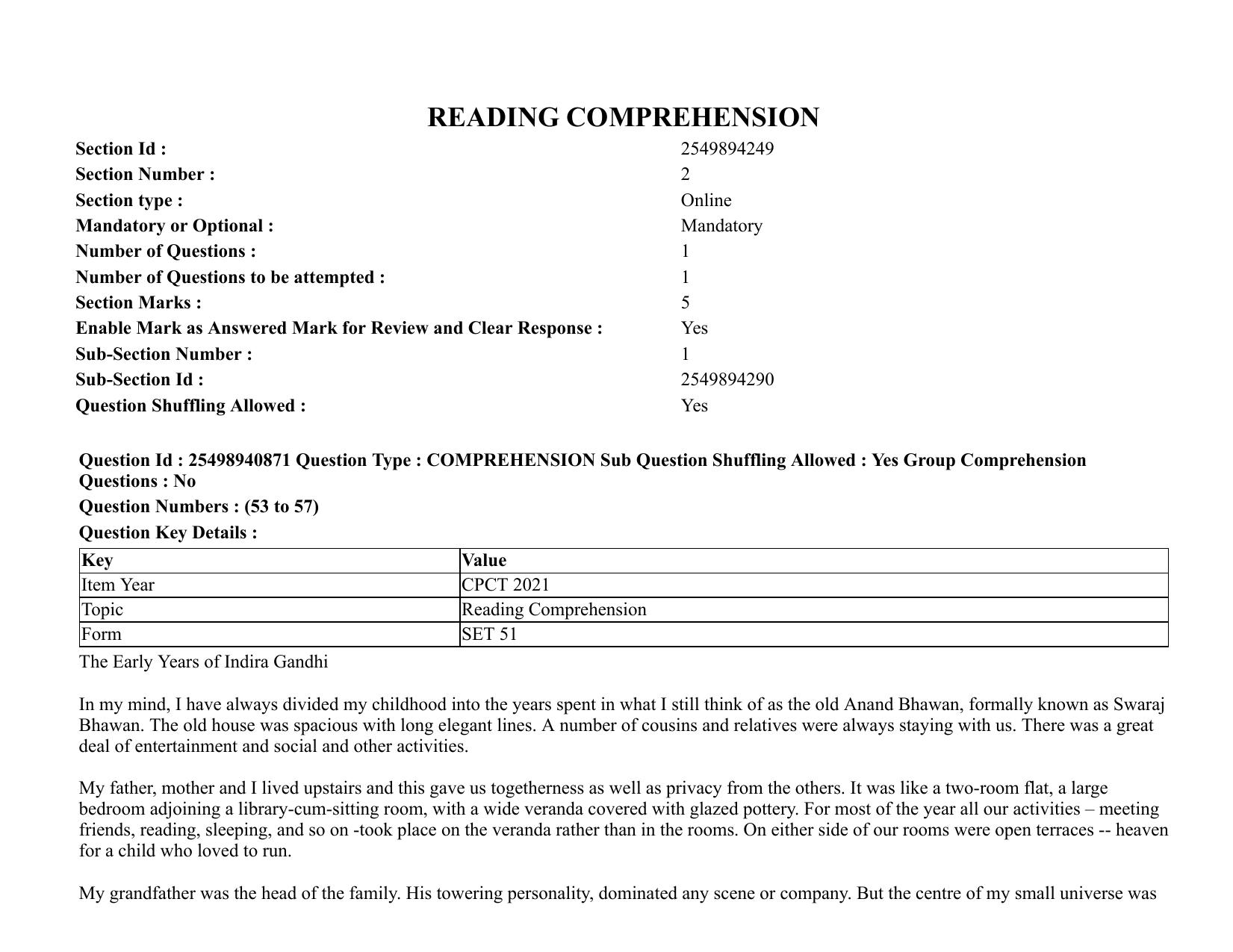 MP CPCT 07 August 2021 Question Paper English Shift 2 - Page 64
