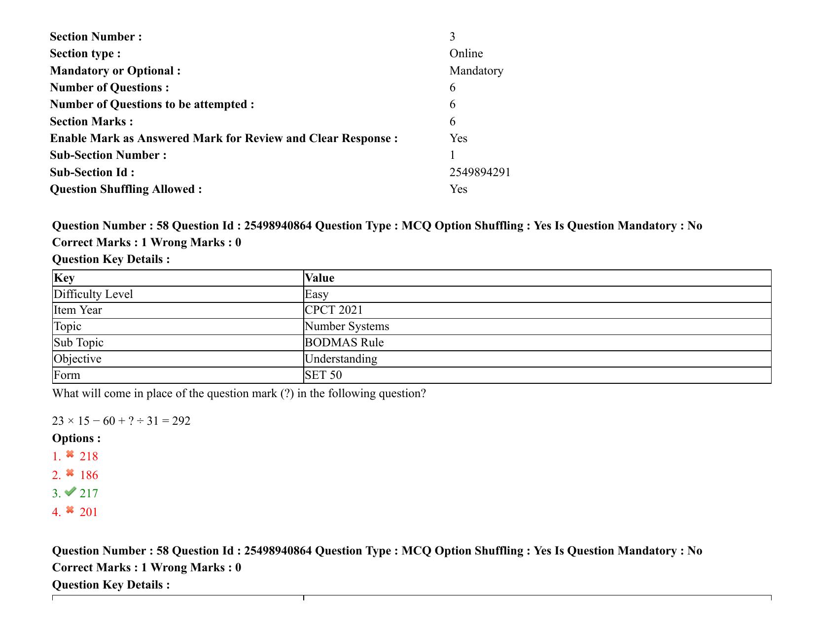 MP CPCT 07 August 2021 Question Paper English Shift 2 - Page 71