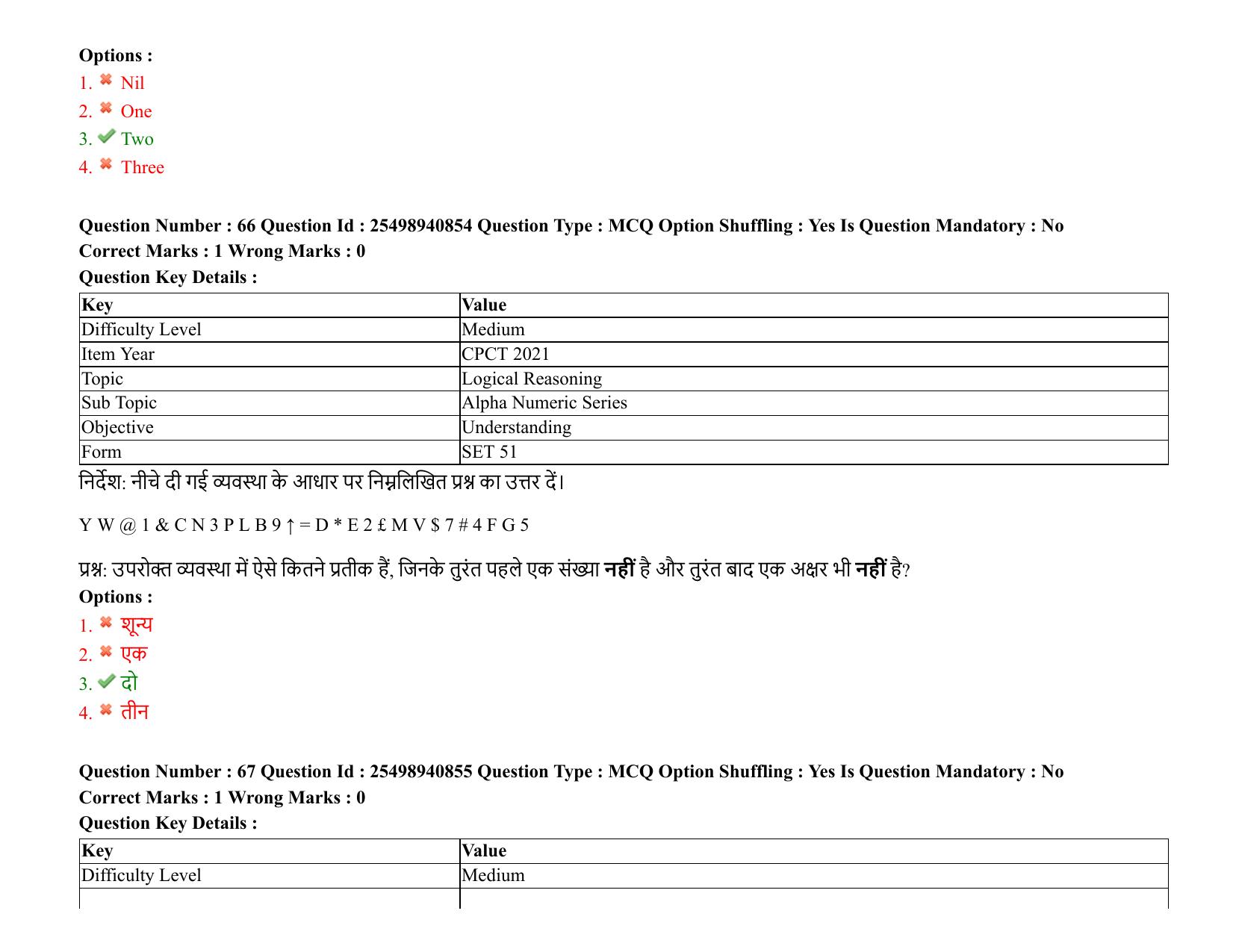 MP CPCT 07 August 2021 Question Paper English Shift 2 - Page 81