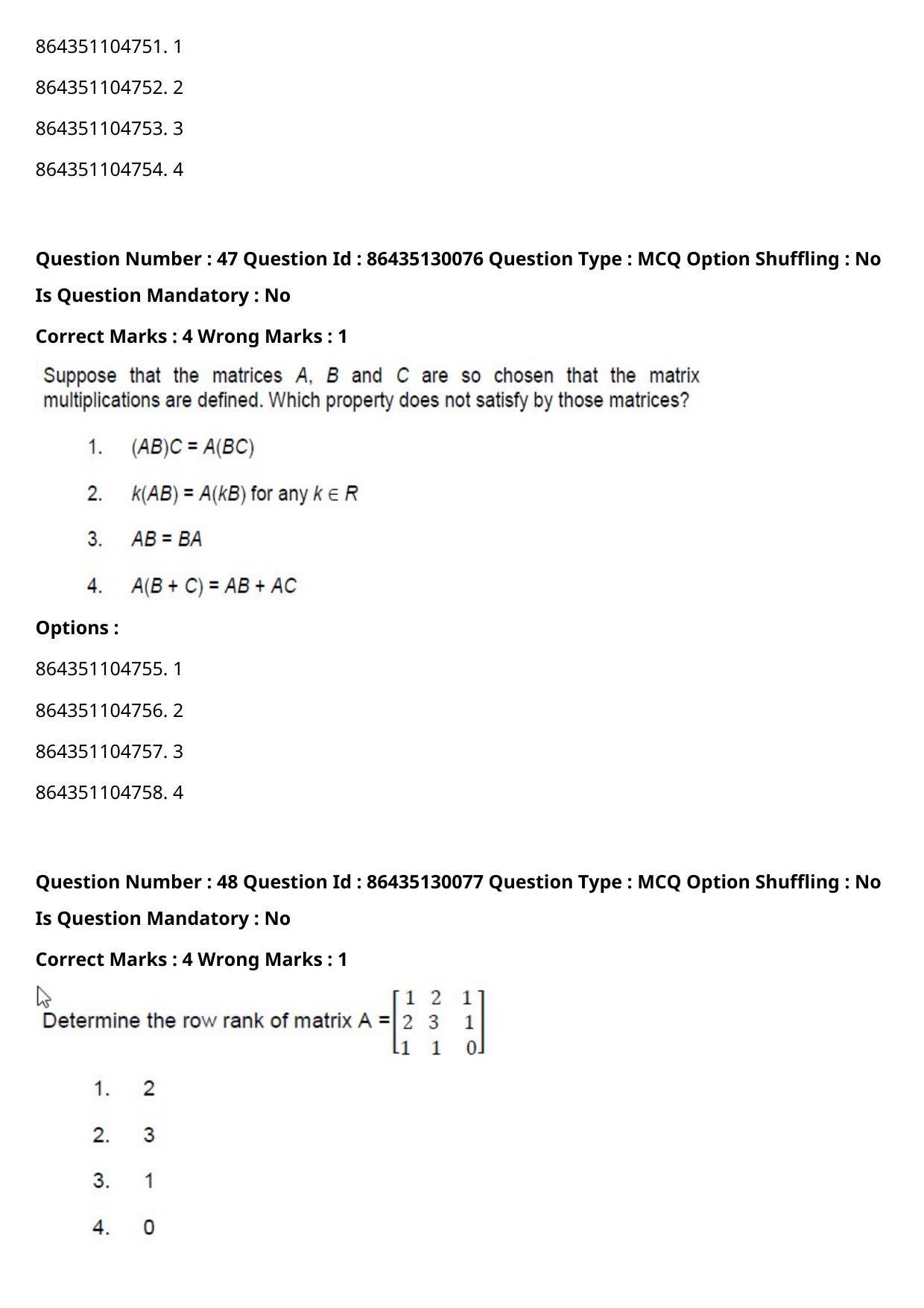 CUET PG 2021 PGQP34 Question Paper - Page 26
