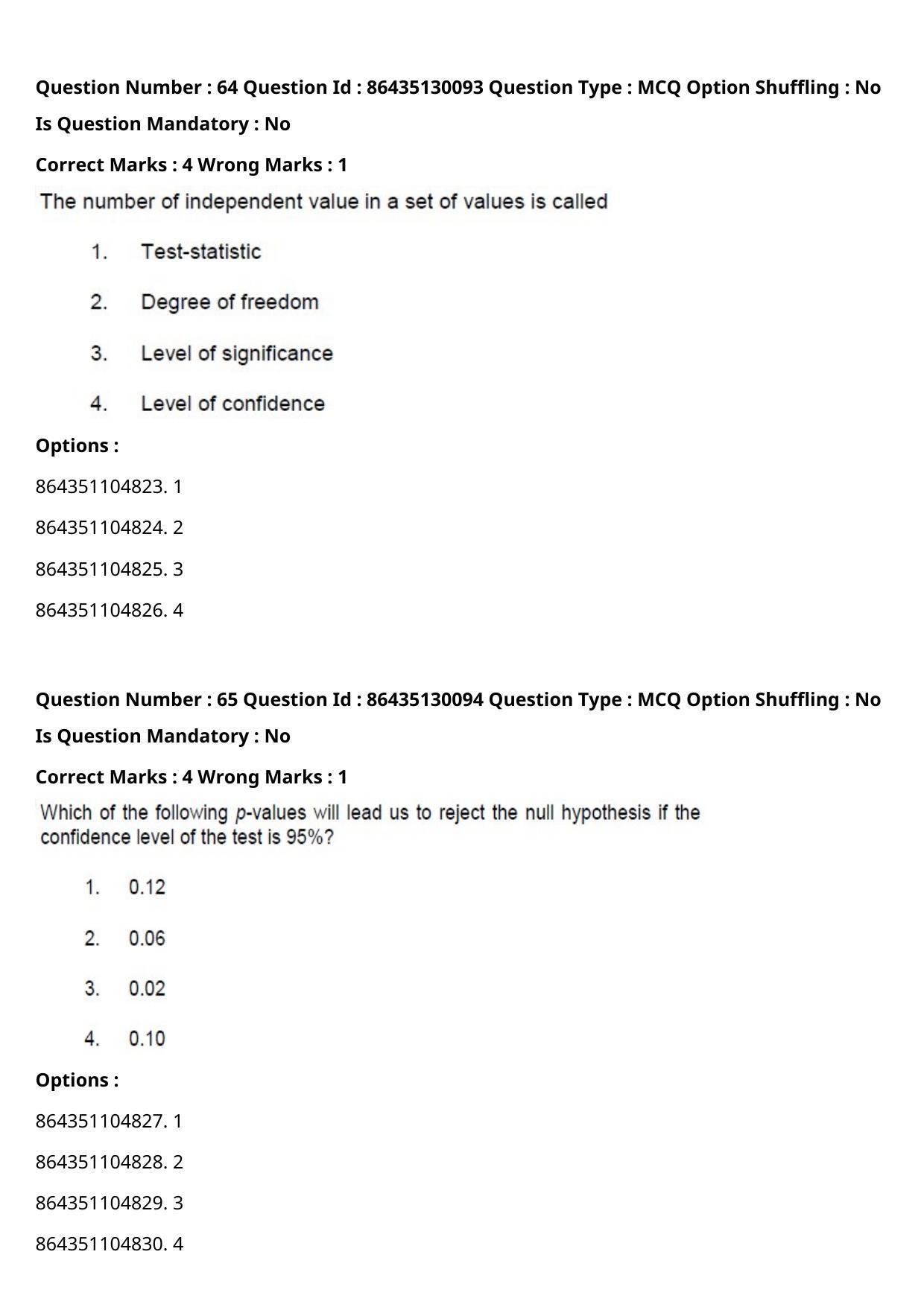 CUET PG 2021 PGQP34 Question Paper - Page 35