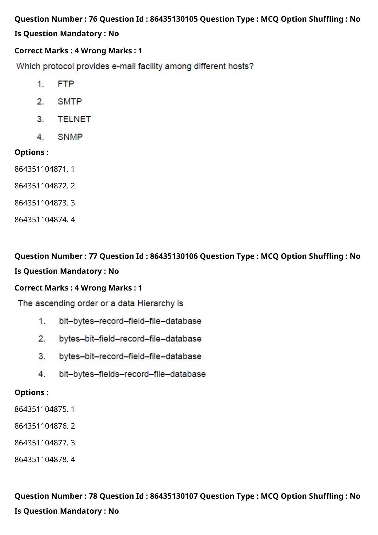 CUET PG 2021 PGQP34 Question Paper - Page 41