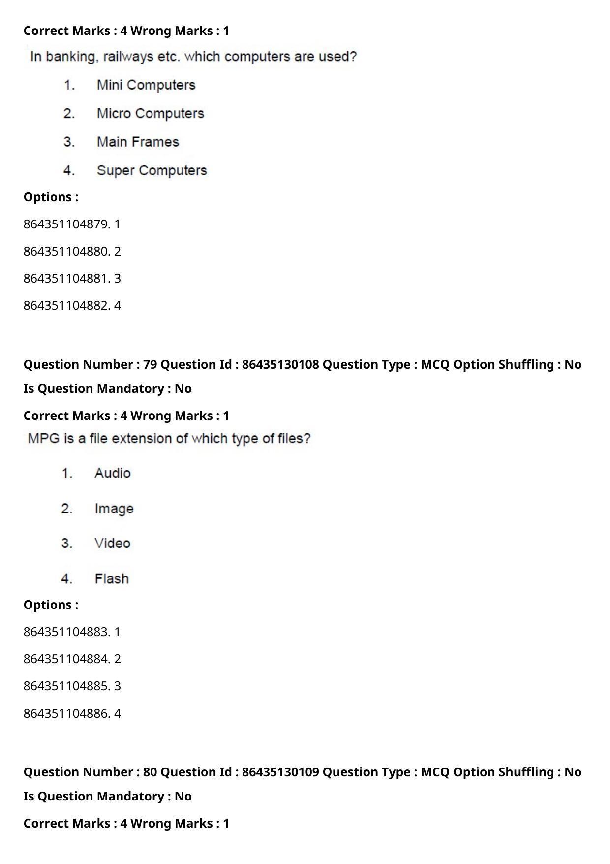 CUET PG 2021 PGQP34 Question Paper - Page 42