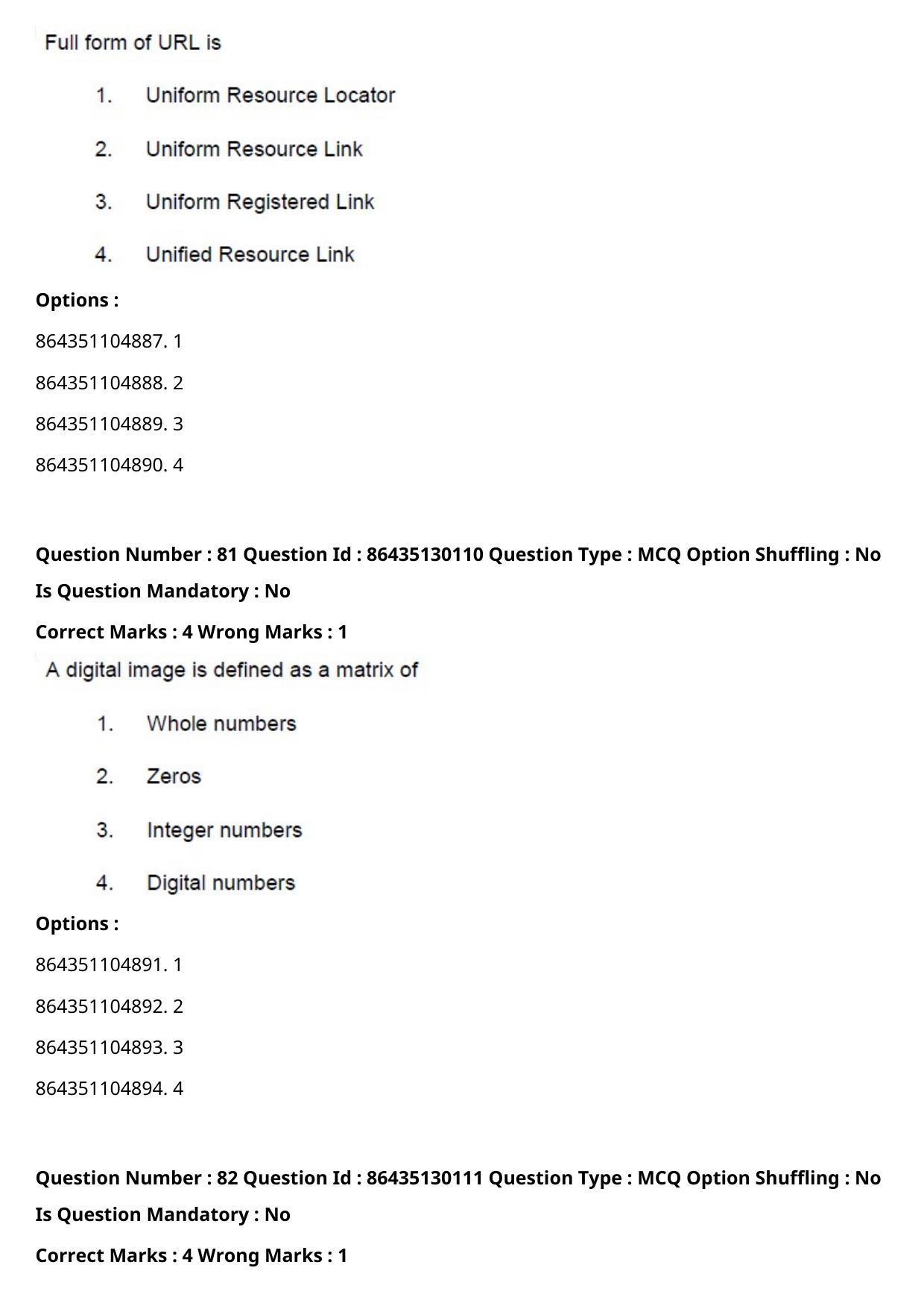 CUET PG 2021 PGQP34 Question Paper - Page 43