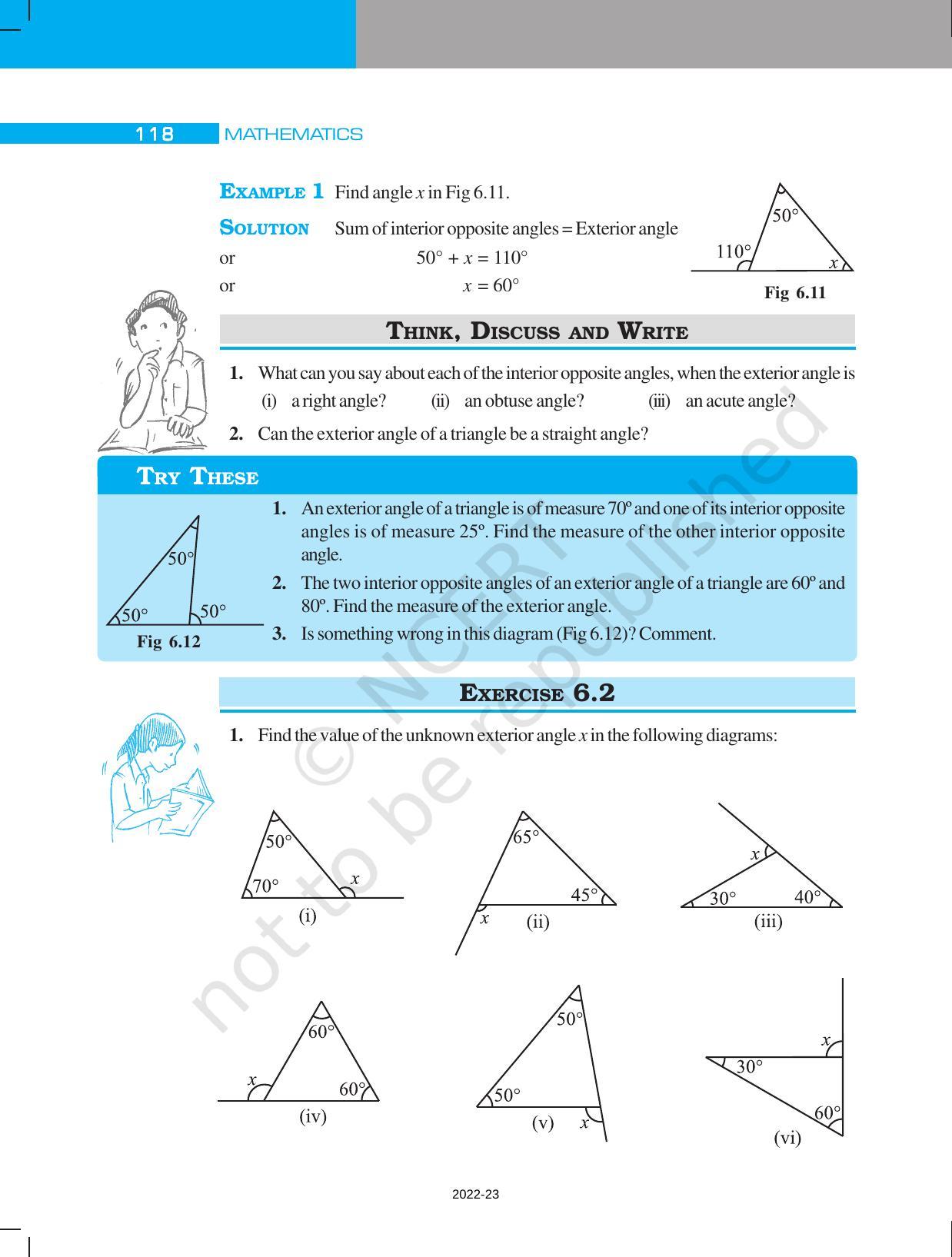 NCERT Book for Class 7 Maths: Chapter 6-The Triangles and Their Properties - Page 6