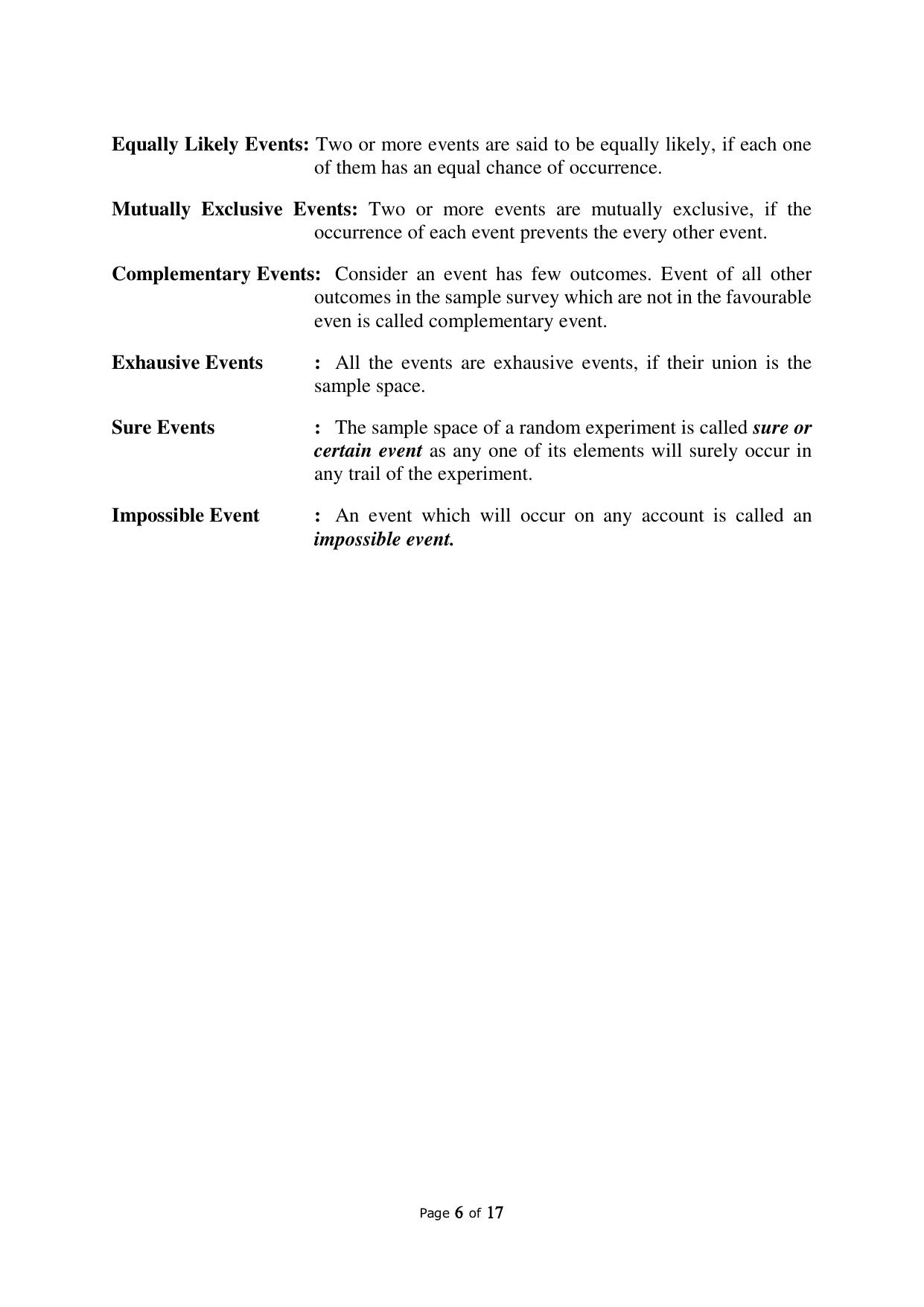 JKBOSE Class 10 Maths: CHAPTER 15 Probability Question Bank - Page 6