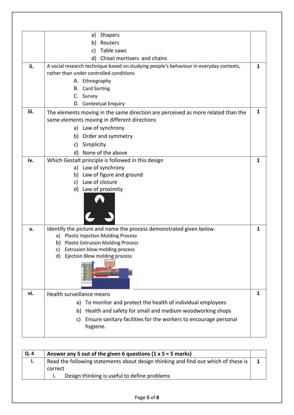 CBSE Class 12 Design (Skill Education) Sample Papers 2023 - Page 5
