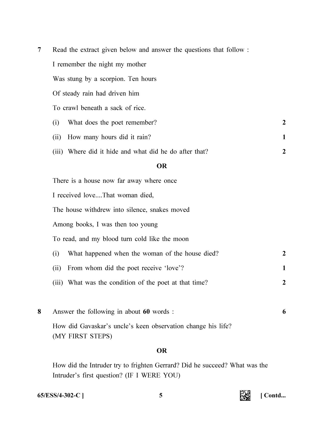 NIOS 2023 Class 12 English (ESS) Question Paper - Page 29