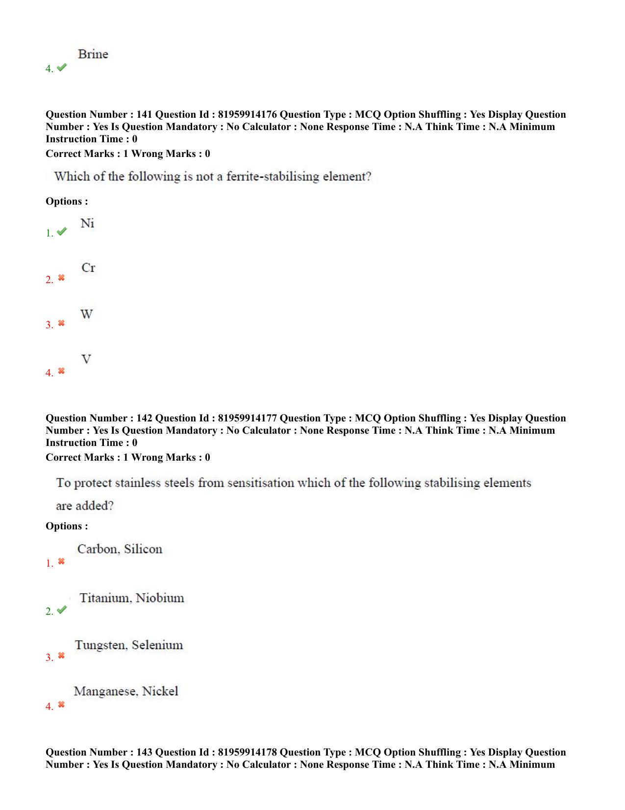 TS ECET 2022 Metallurgy Engineering Question Paper - Page 64