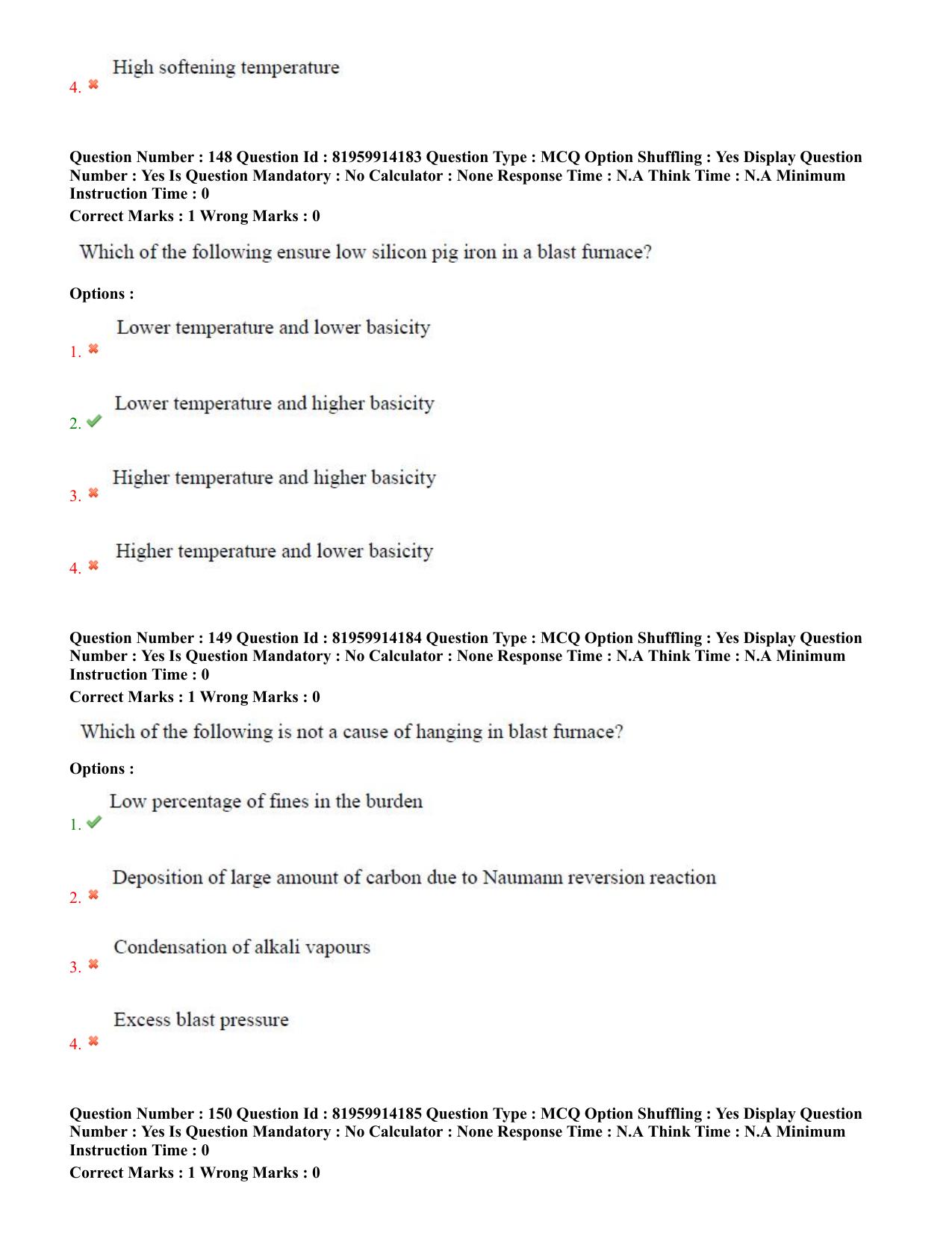 TS ECET 2022 Metallurgy Engineering Question Paper - Page 67