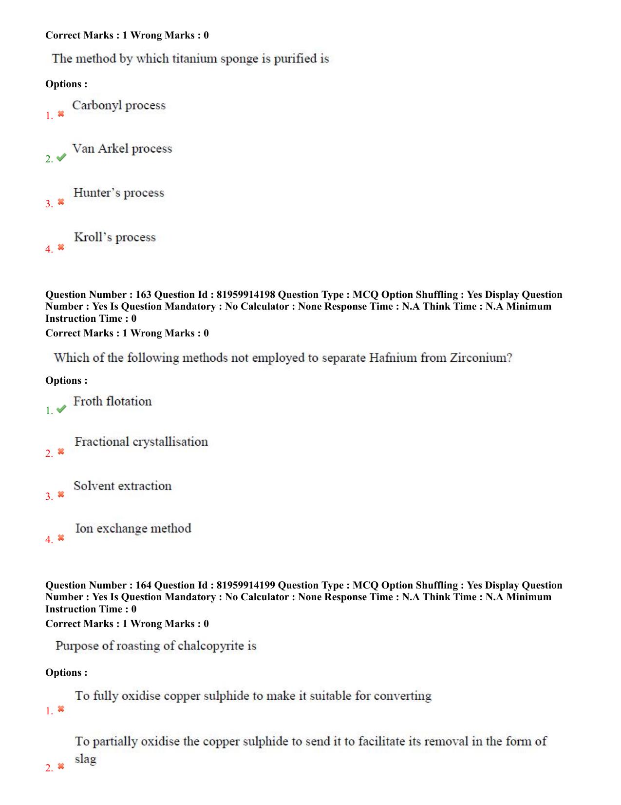 TS ECET 2022 Metallurgy Engineering Question Paper - Page 73