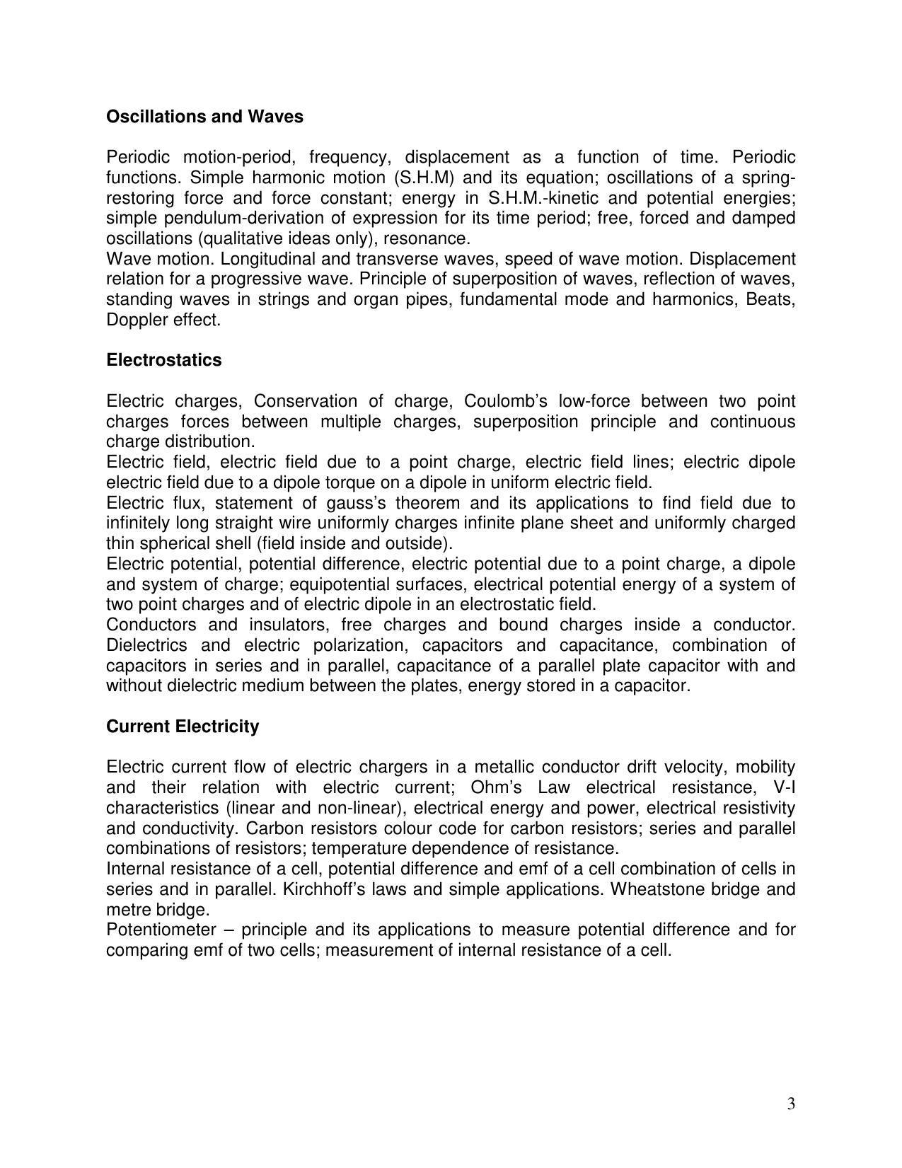 AMU Entrance Exam: P.G. Advance Diploma in Solar Engineering & Management Syllabus - Page 3