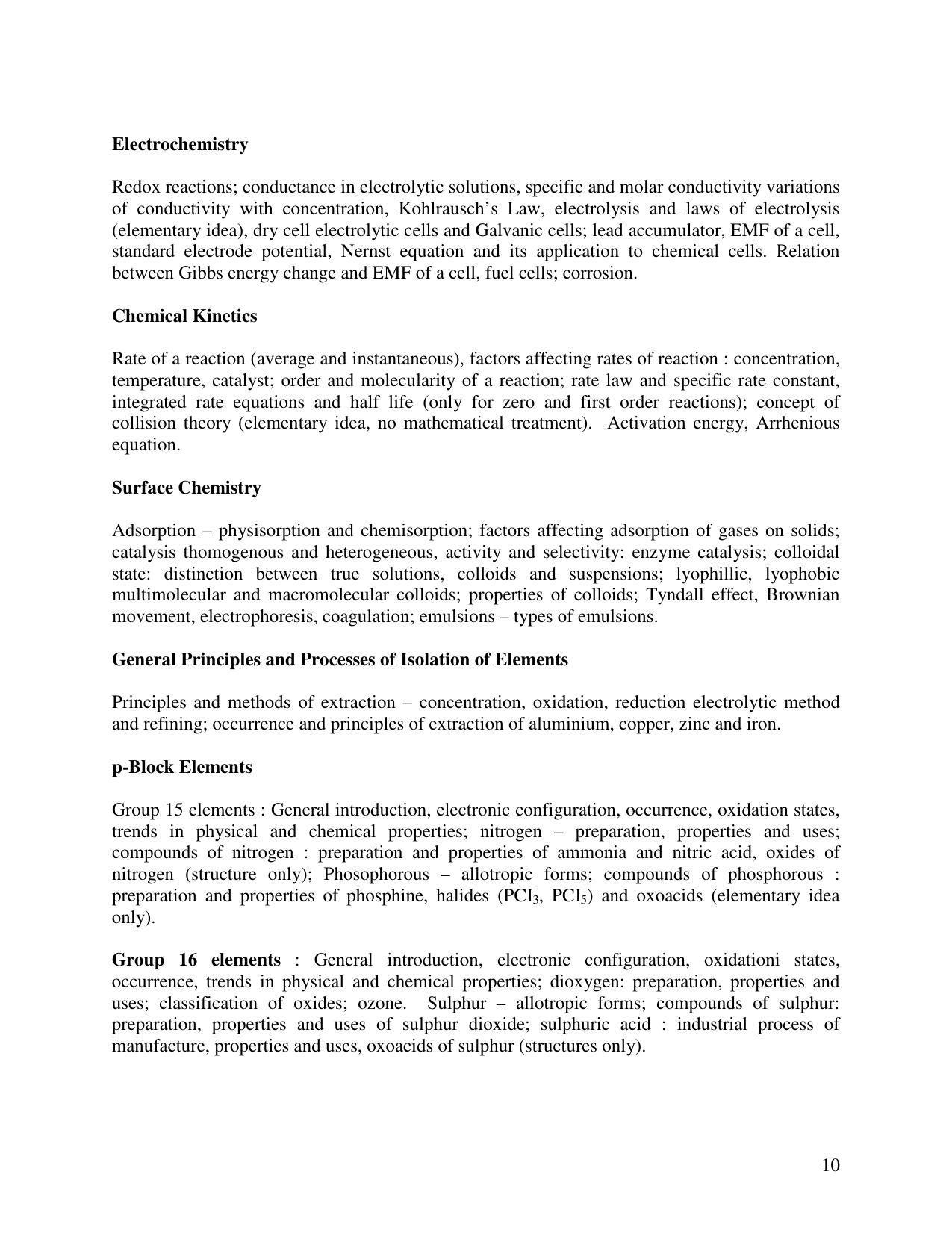 AMU Entrance Exam: P.G. Advance Diploma in Solar Engineering & Management Syllabus - Page 10